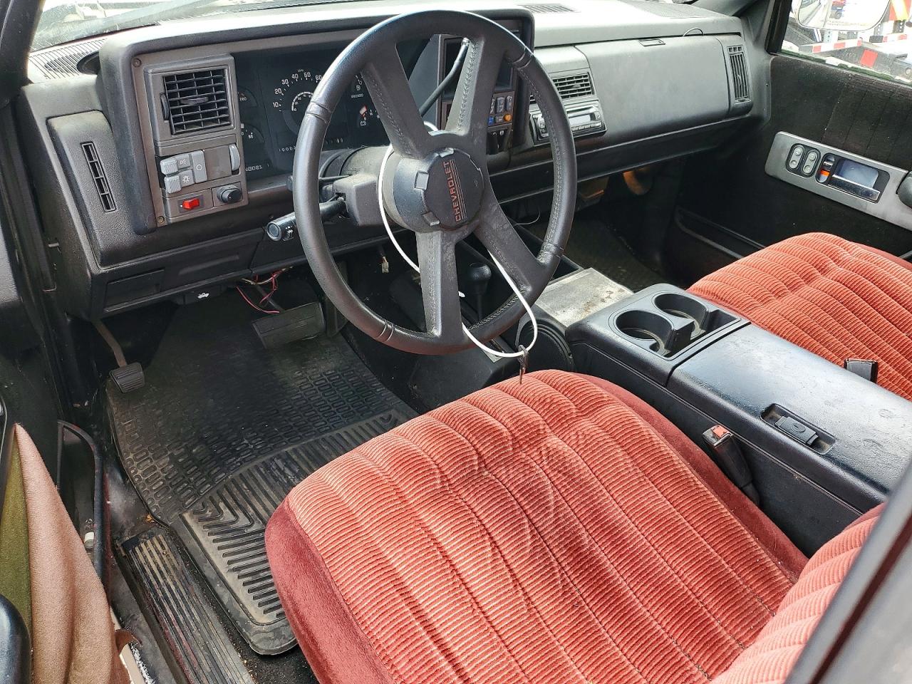 1991 Chevrolet Gmt-400 K1500 Двухцветный vin: 2GCEK19K7M1150420
