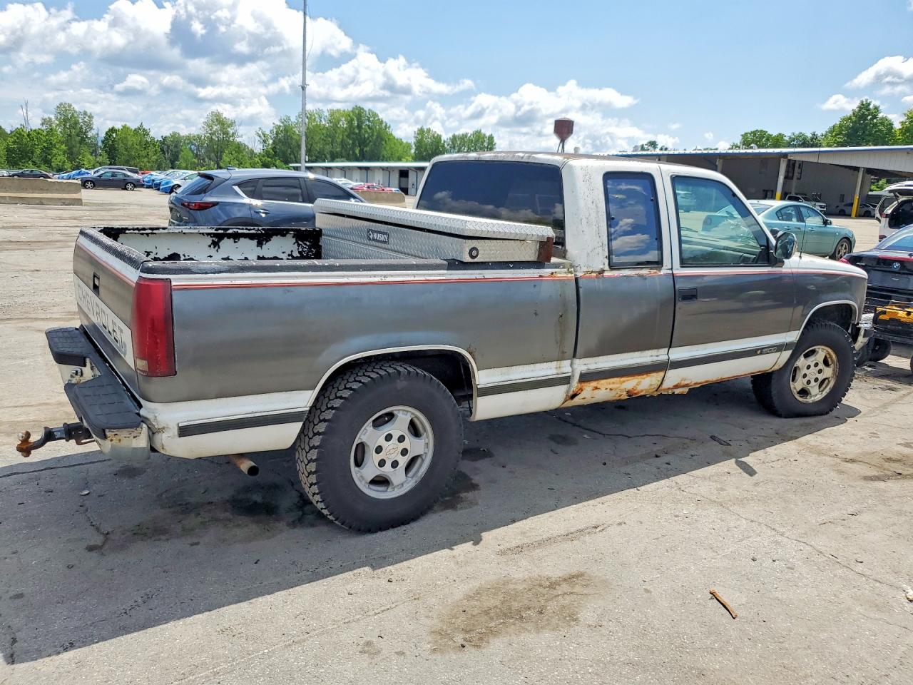 1991 Chevrolet Gmt-400 K1500 Двухцветный vin: 2GCEK19K7M1150420