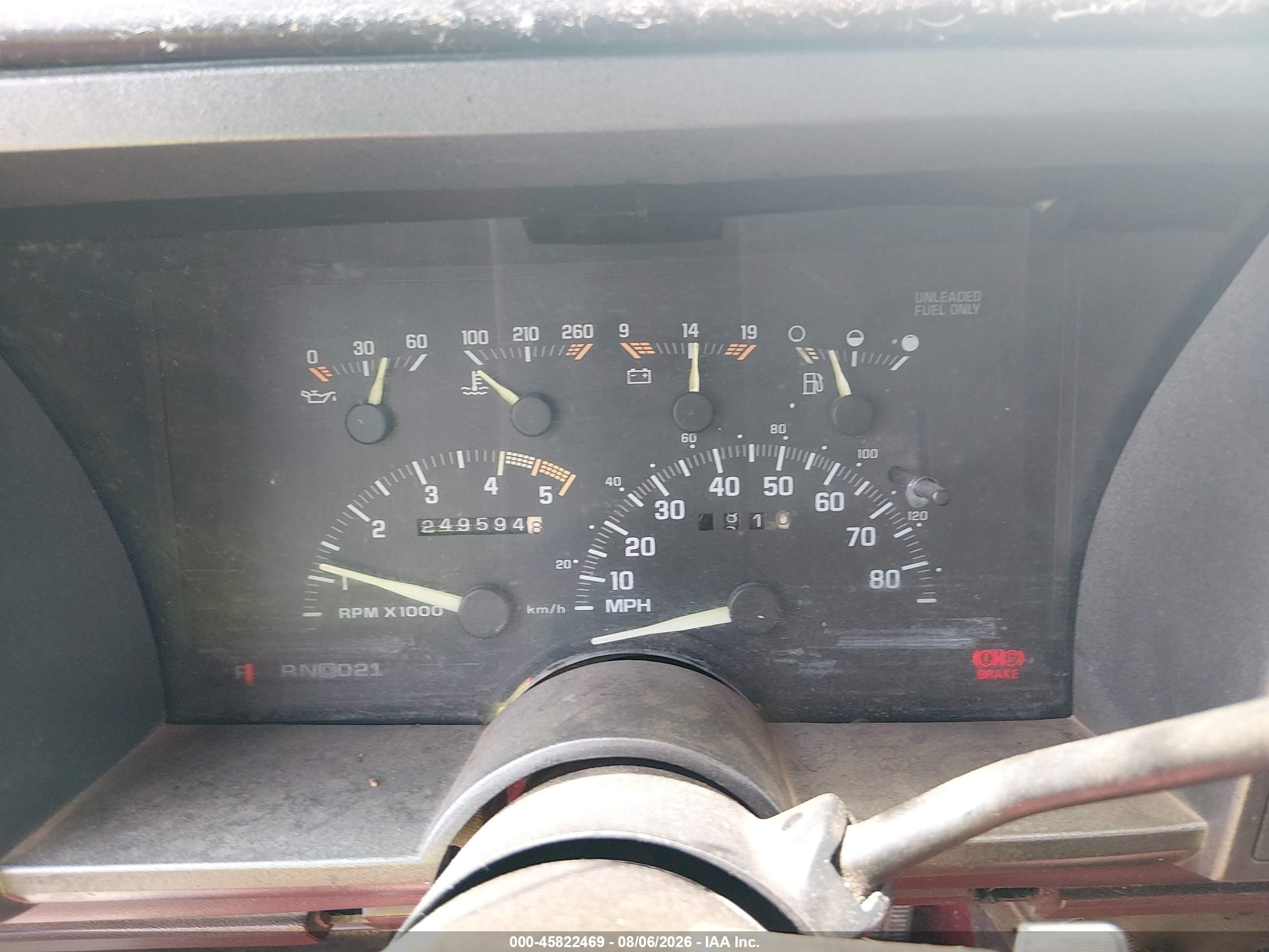 1993 Chevrolet Gmt-400 K1500 White vin: 2GCEK19K9P1196187
