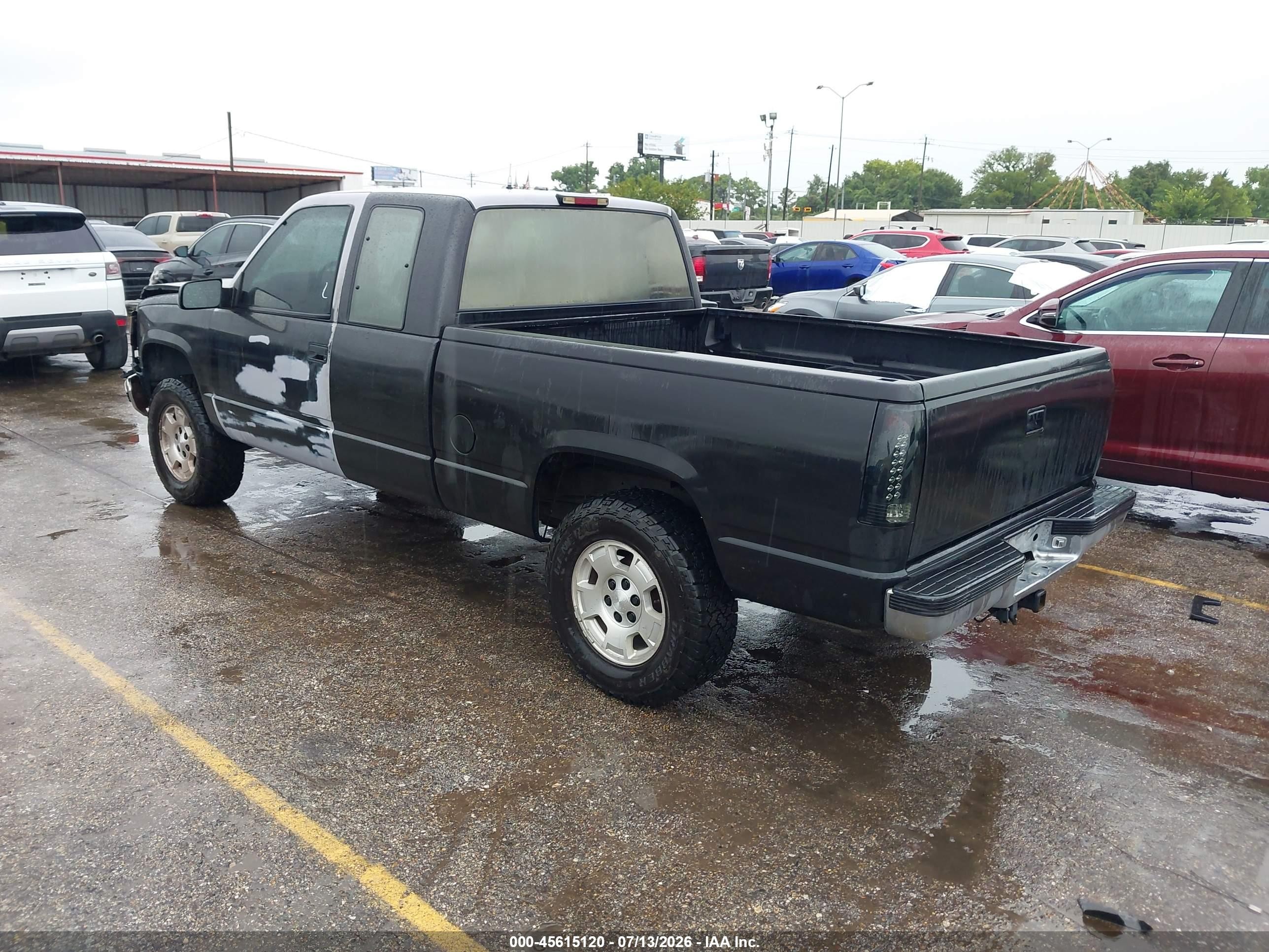1994 Chevrolet Gmt-400 K1500 Black vin: 2GCEK19K9R1166433