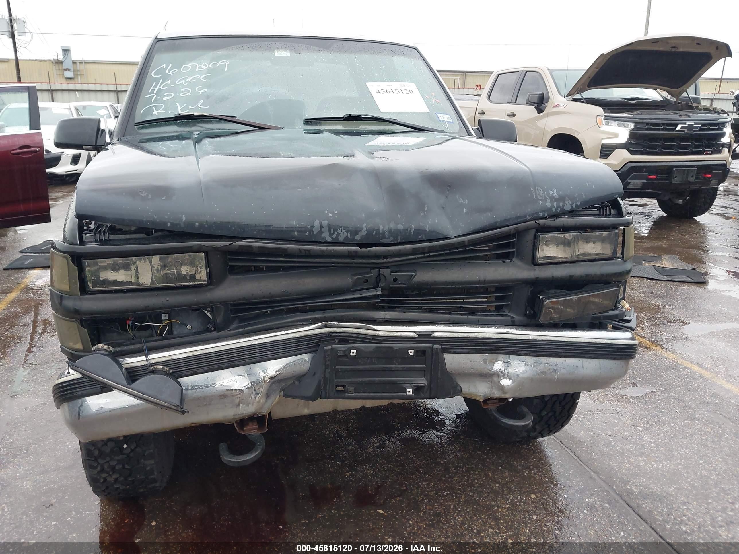 1994 Chevrolet Gmt-400 K1500 Black vin: 2GCEK19K9R1166433