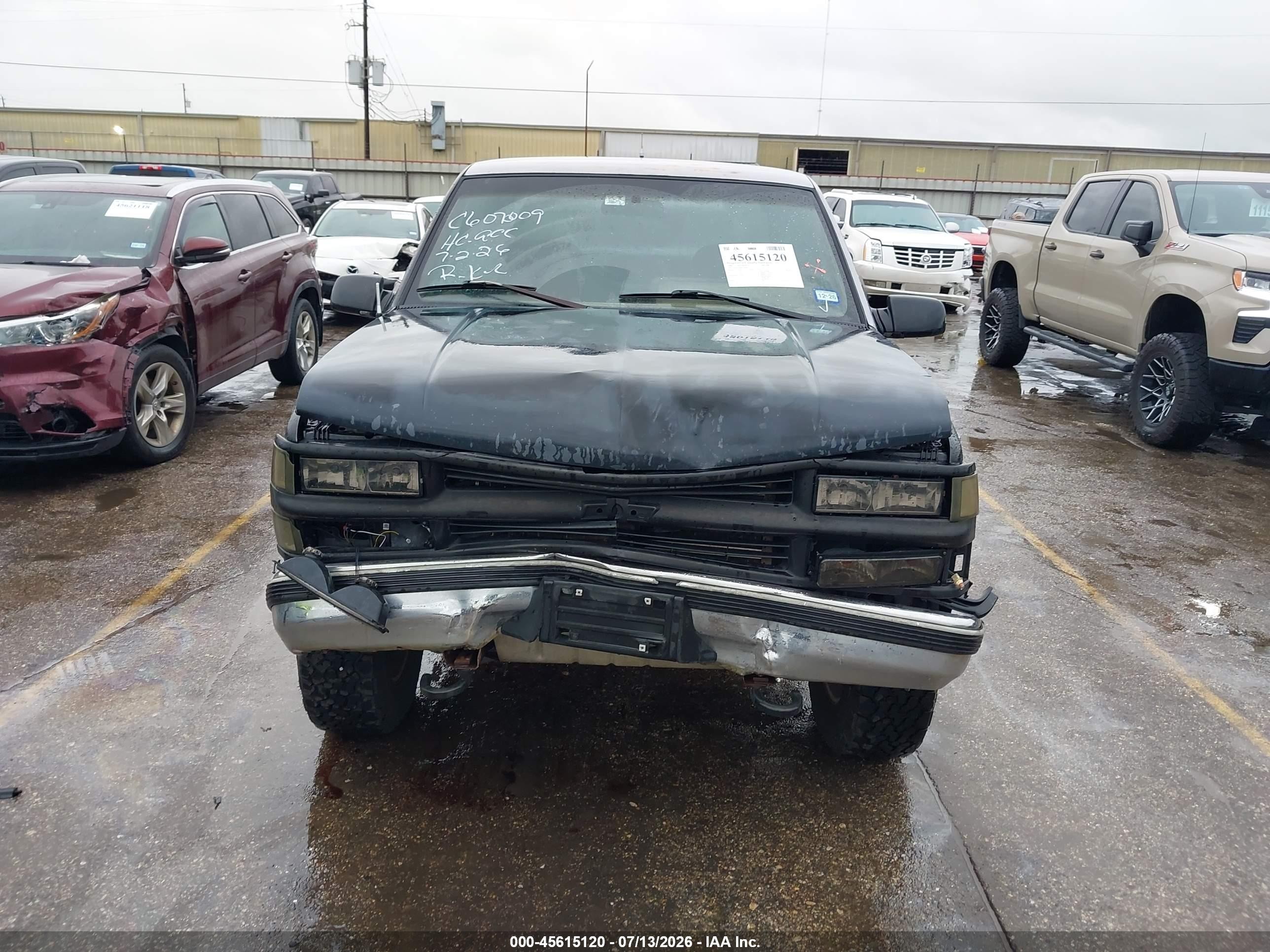 1994 Chevrolet Gmt-400 K1500 Black vin: 2GCEK19K9R1166433