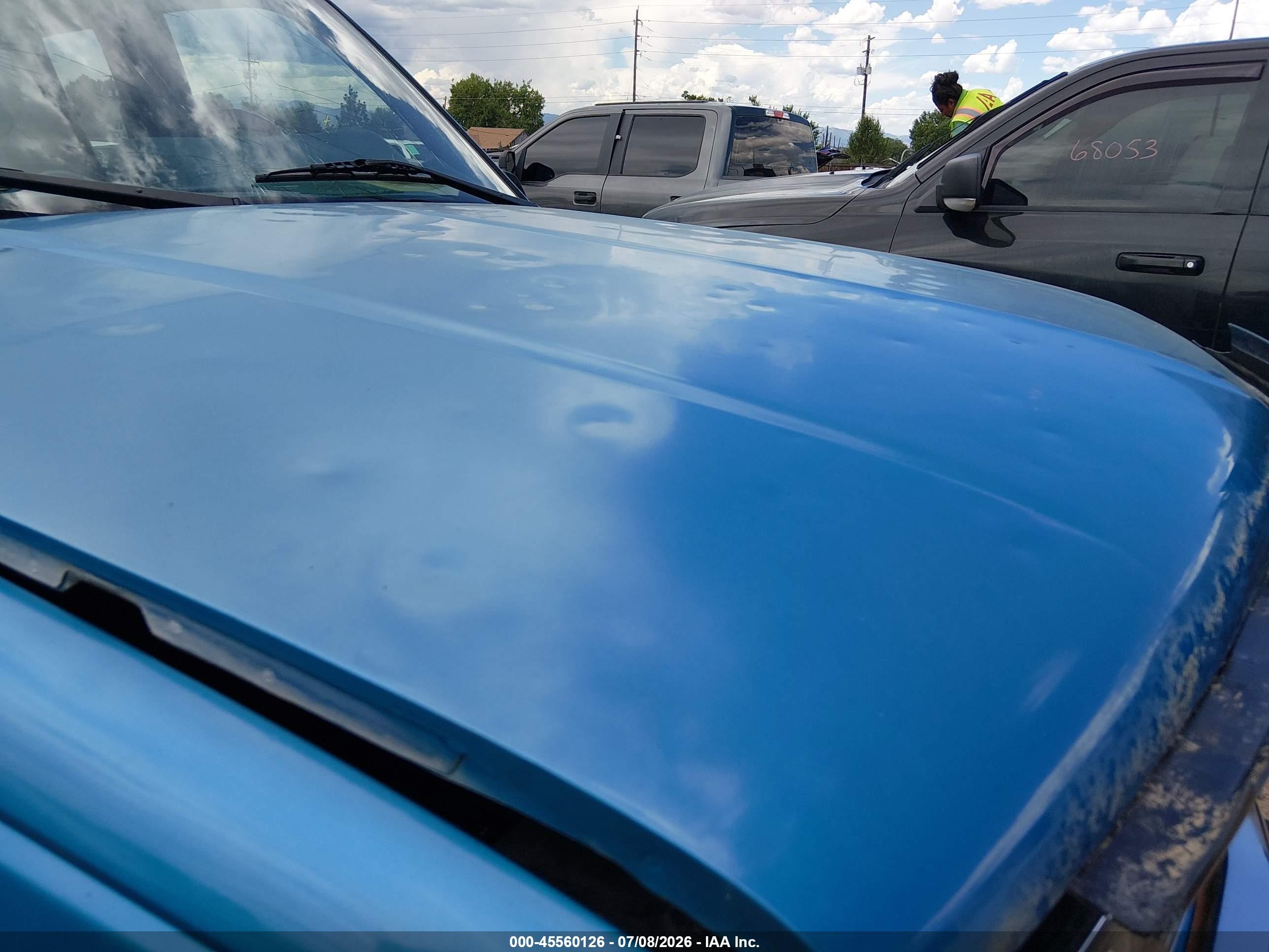 1992 Chevrolet Gmt-400 K1500 Blue vin: 2GCEK19KXN1248522