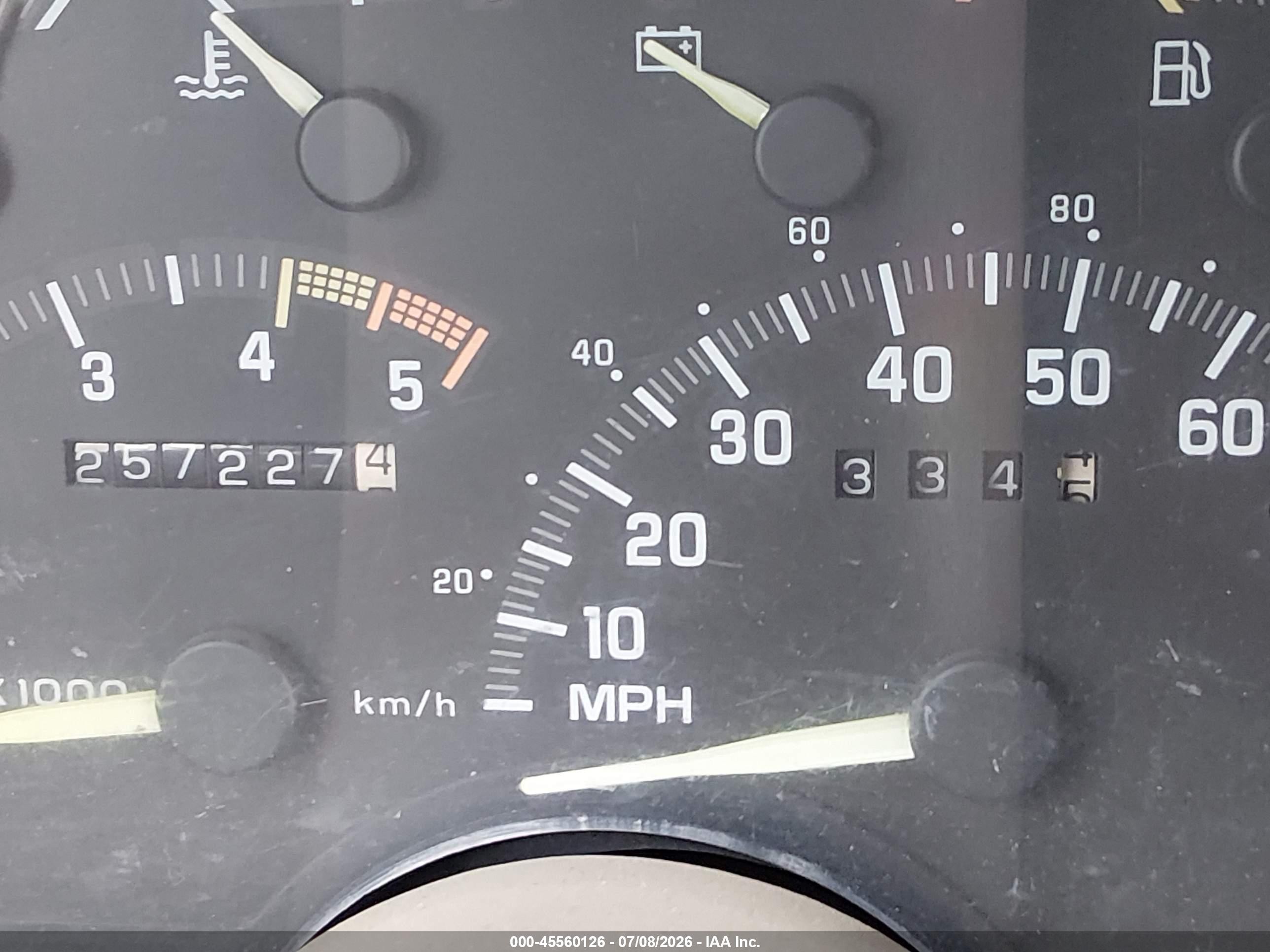 1992 Chevrolet Gmt-400 K1500 Blue vin: 2GCEK19KXN1248522