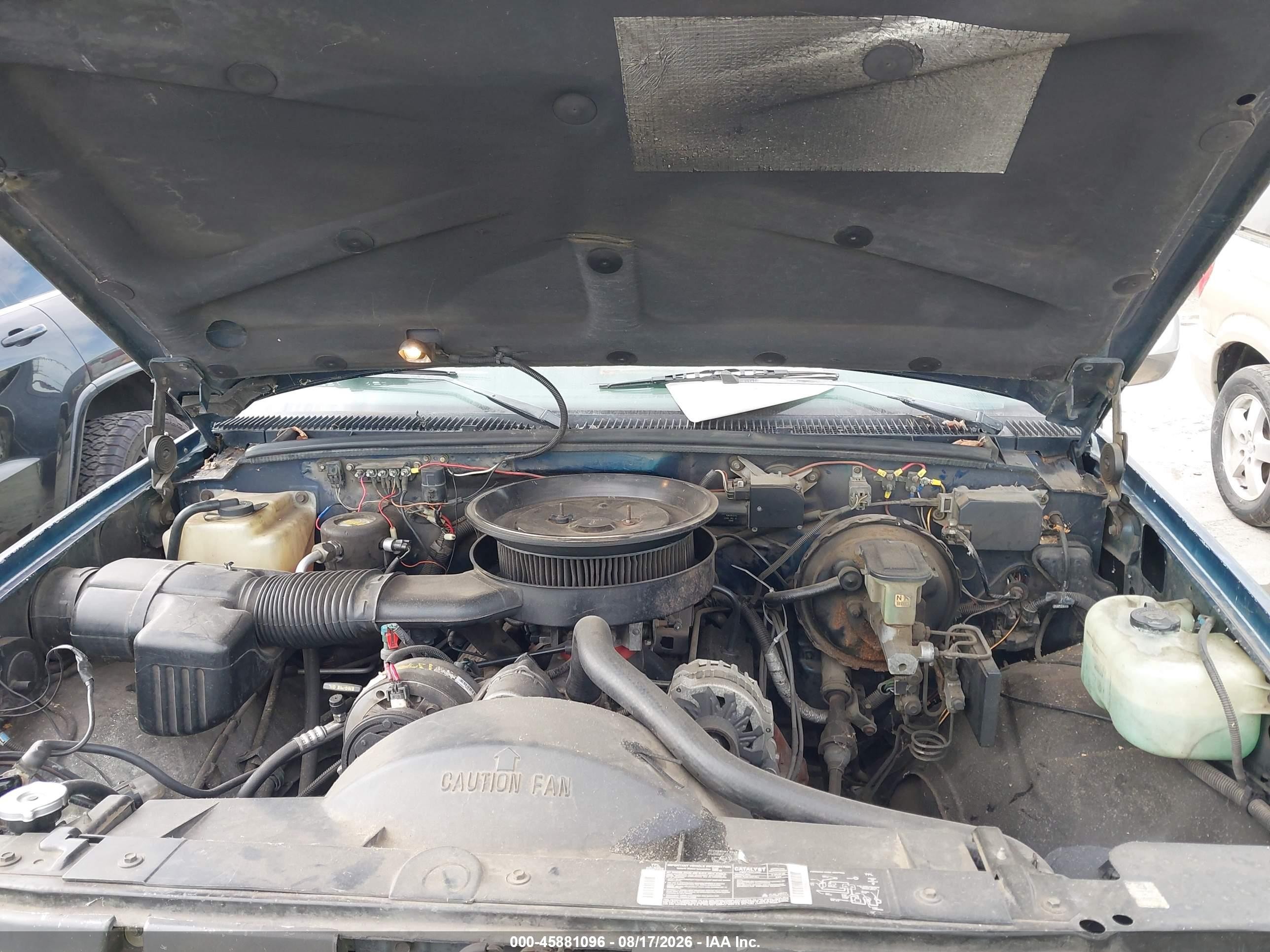 1994 Chevrolet Gmt-400 K1500 Dark Blue vin: 2GCEK19KXR1144893