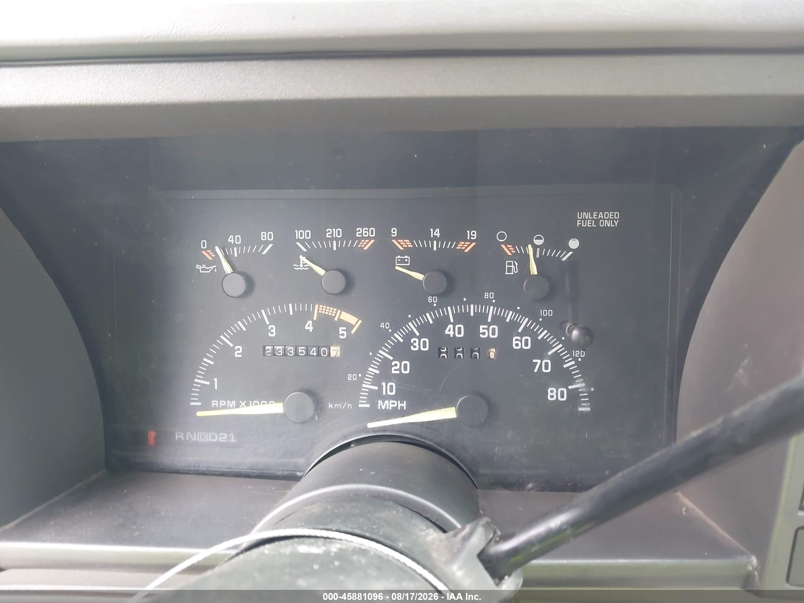 1994 Chevrolet Gmt-400 K1500 Dark Blue vin: 2GCEK19KXR1144893