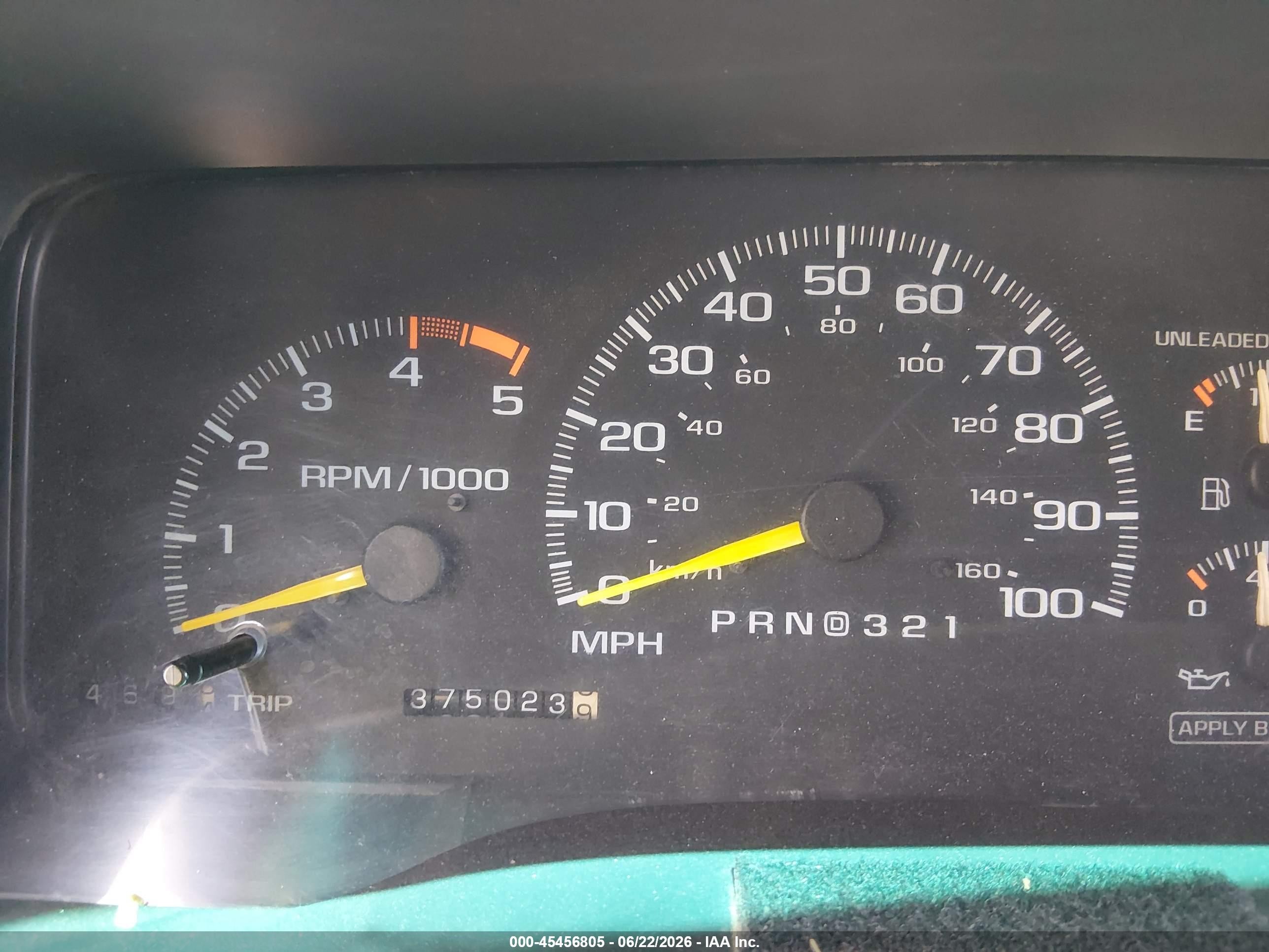 1995 Chevrolet Gmt-400 K1500 Blue vin: 2GCEK19KXS1150702