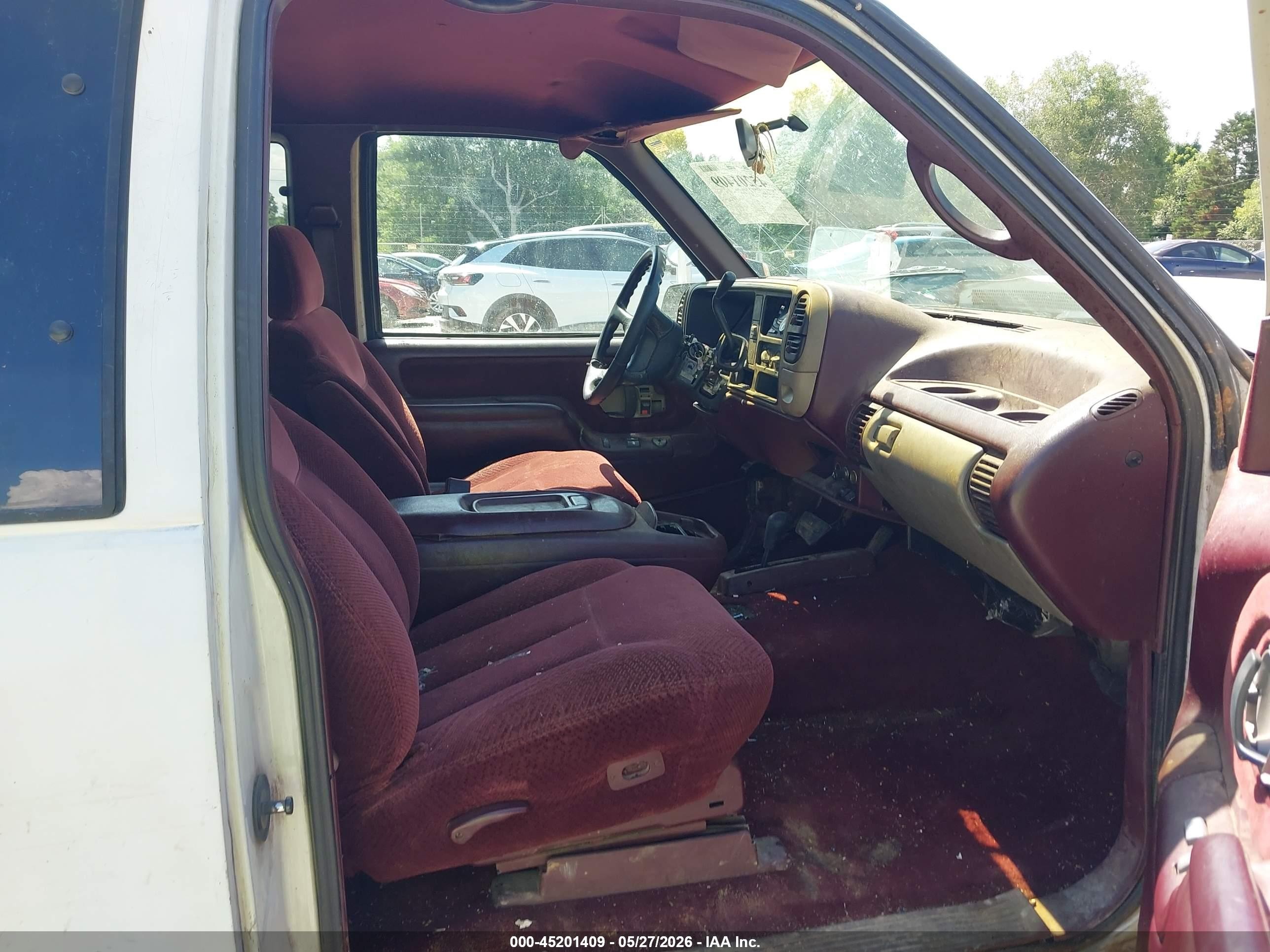 1995 Chevrolet Gmt-400 K1500 White vin: 2GCEK19KXS1193856