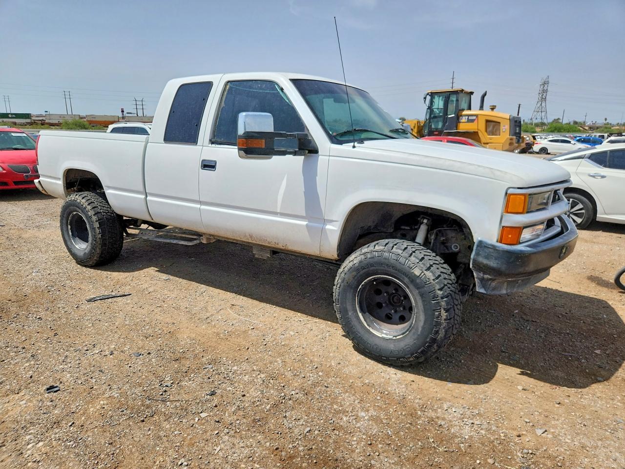 1995 Chevrolet Gmt-400 K1500 White vin: 2GCEK19KXS1269012