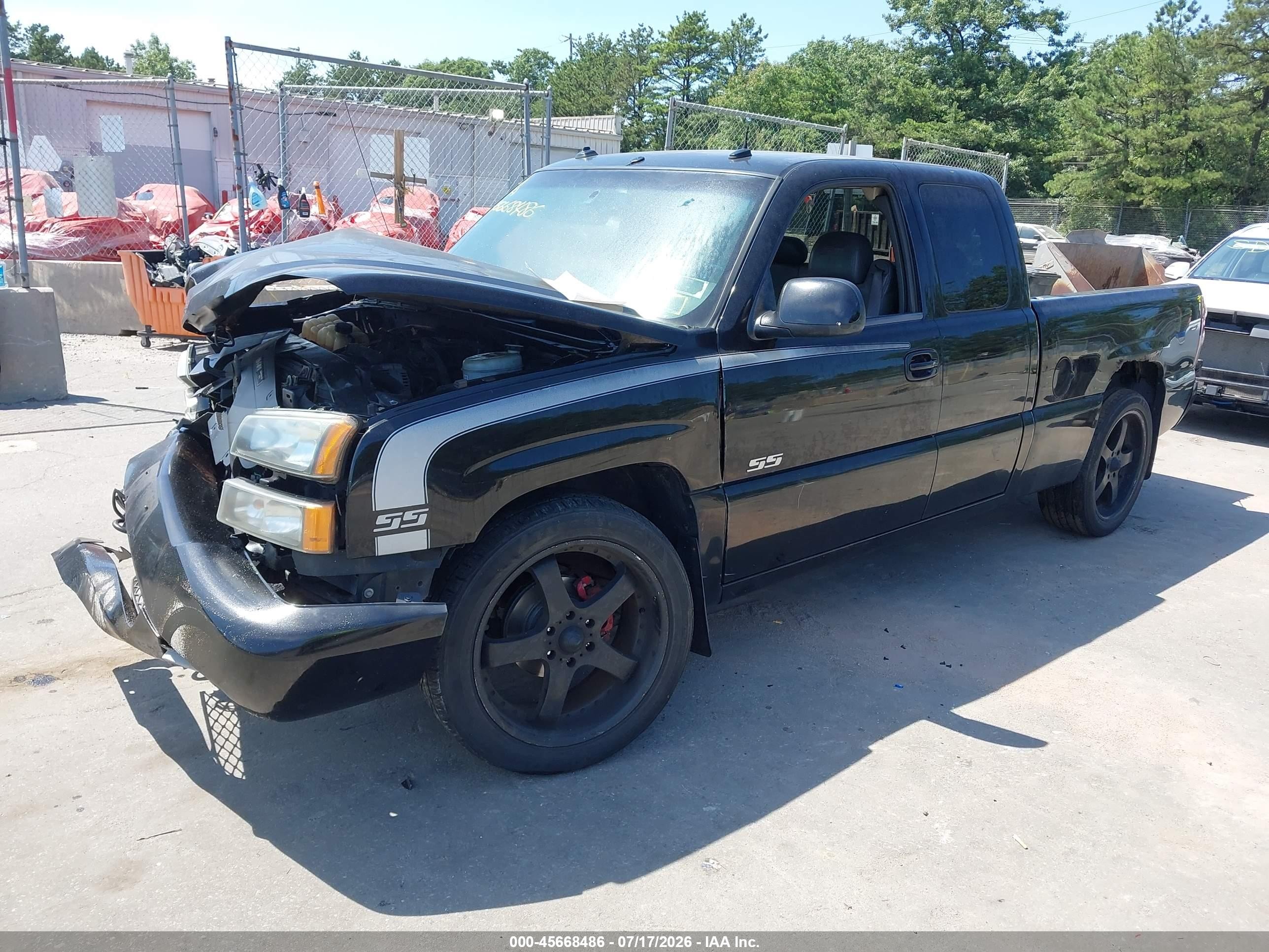 2003 Chevrolet Silverado 1500 Ss Black vin: 2GCEK19N031351892