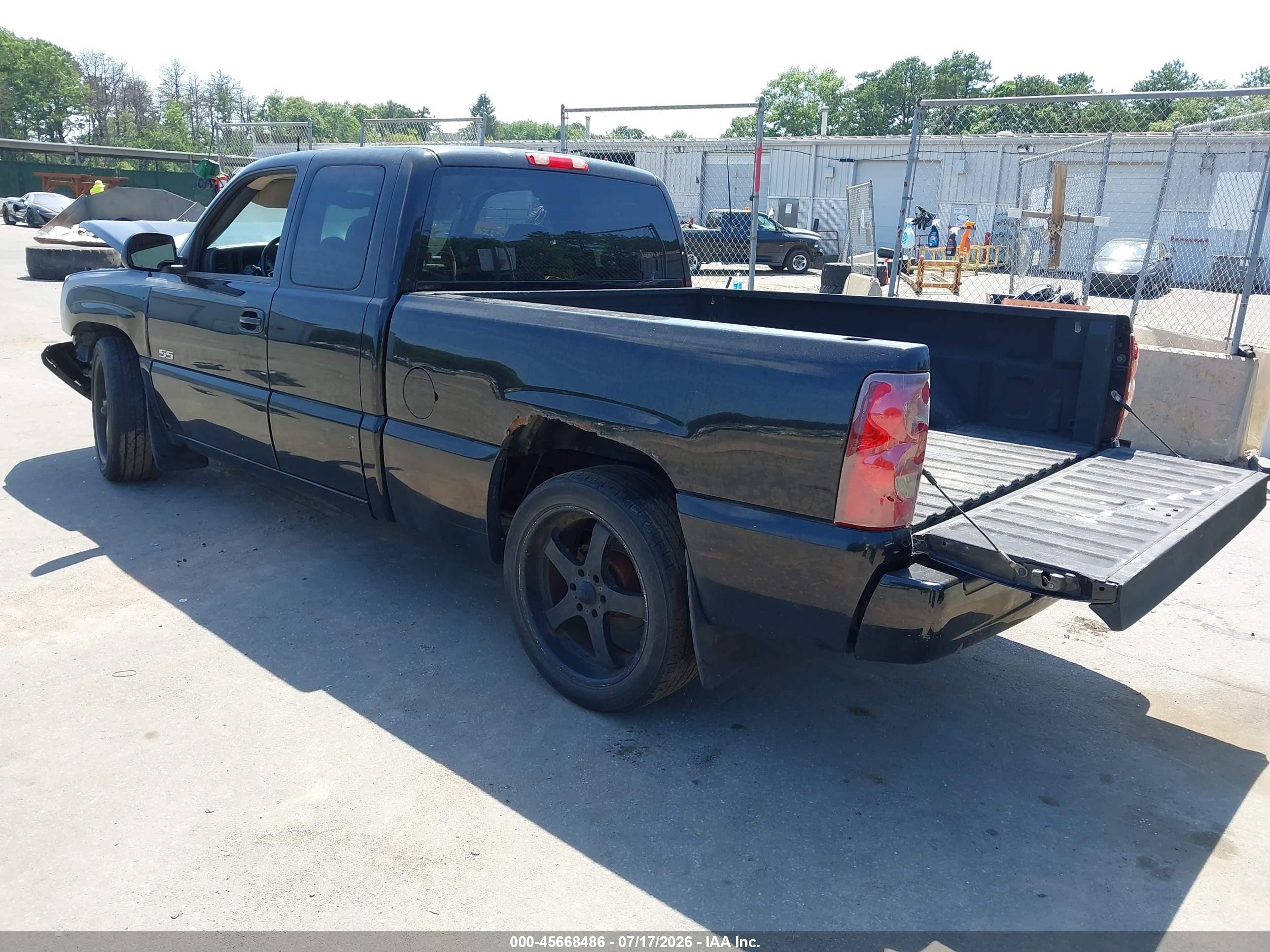 2003 Chevrolet Silverado 1500 Ss Black vin: 2GCEK19N031351892