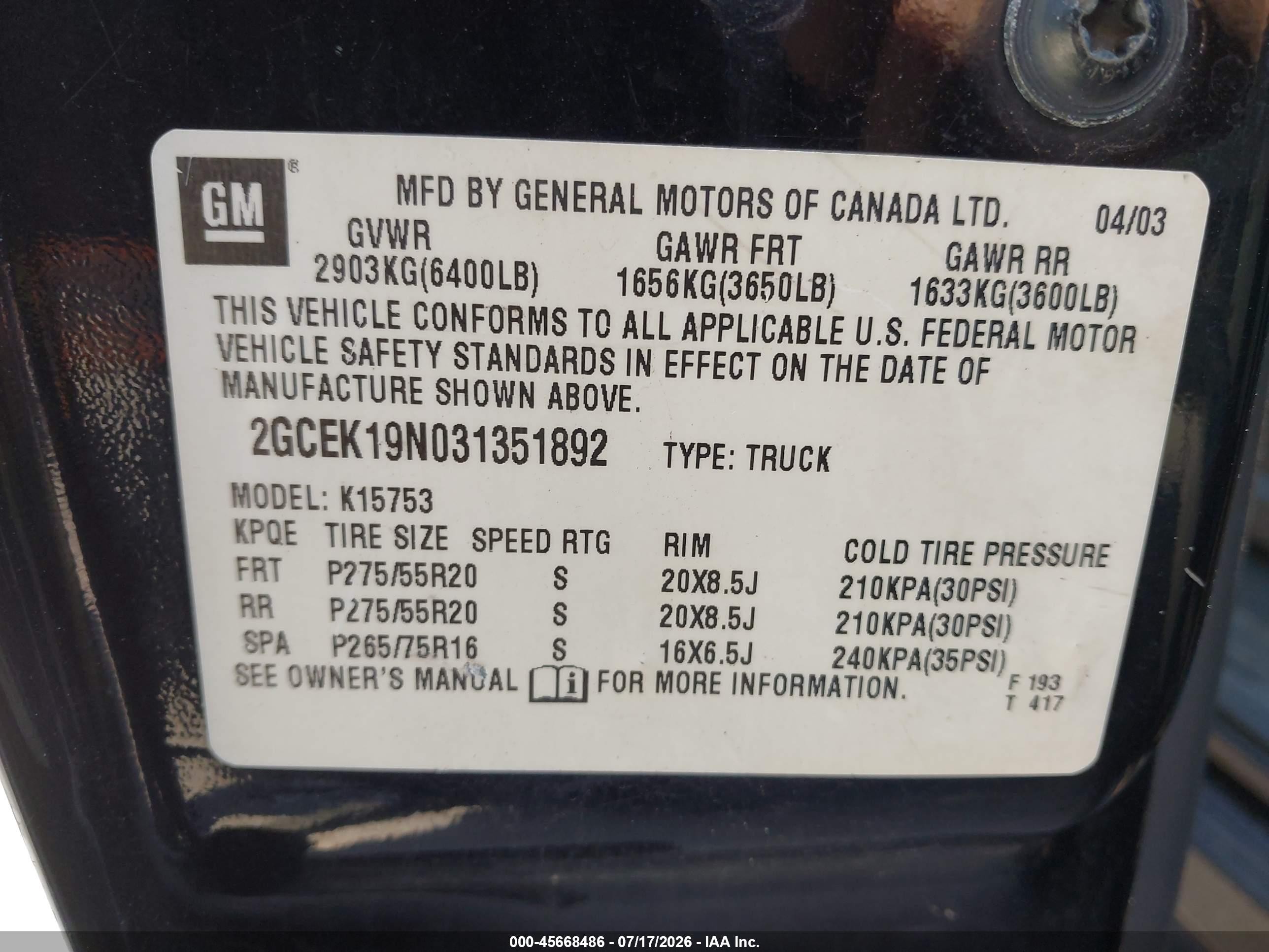 2003 Chevrolet Silverado 1500 Ss Black vin: 2GCEK19N031351892