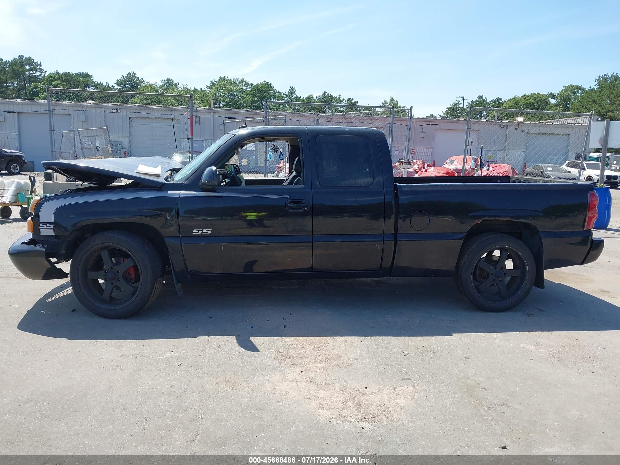 2003 Chevrolet Silverado 1500 Ss Black vin: 2GCEK19N031351892