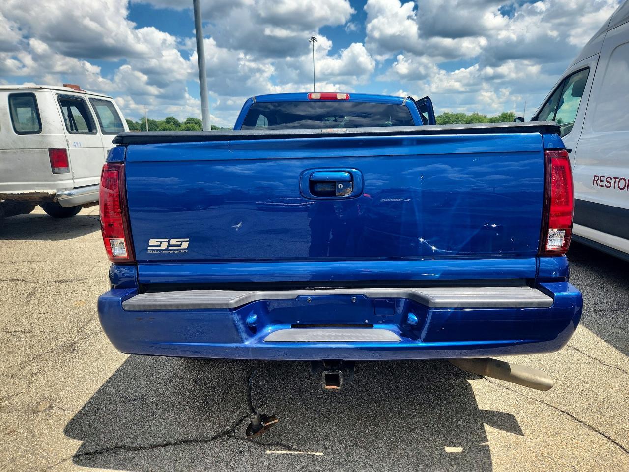 2003 Chevrolet Silverado K1500 Blue vin: 2GCEK19N131401165