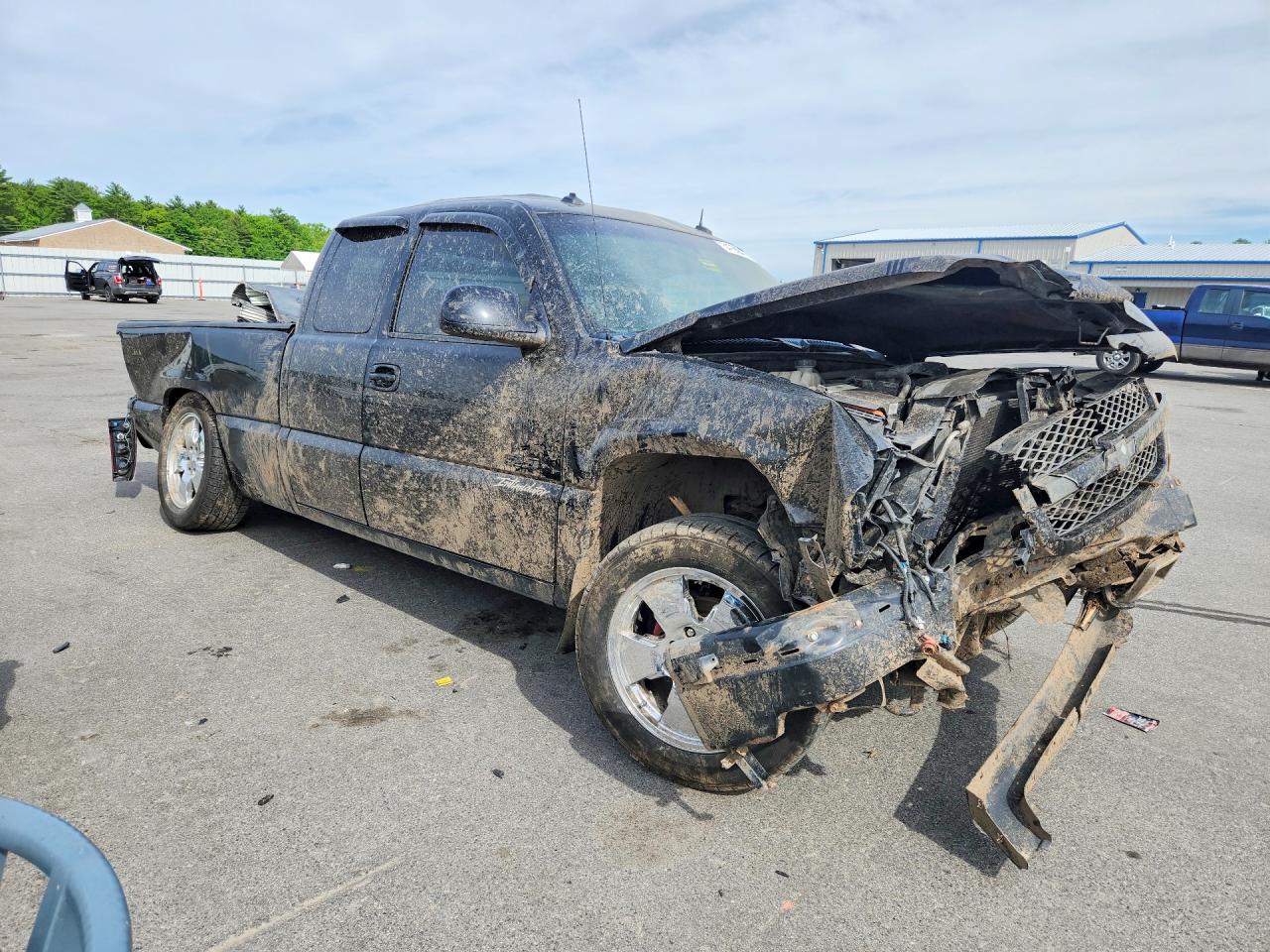 2003 Chevrolet Silverado K1500 Black vin: 2GCEK19N331302380
