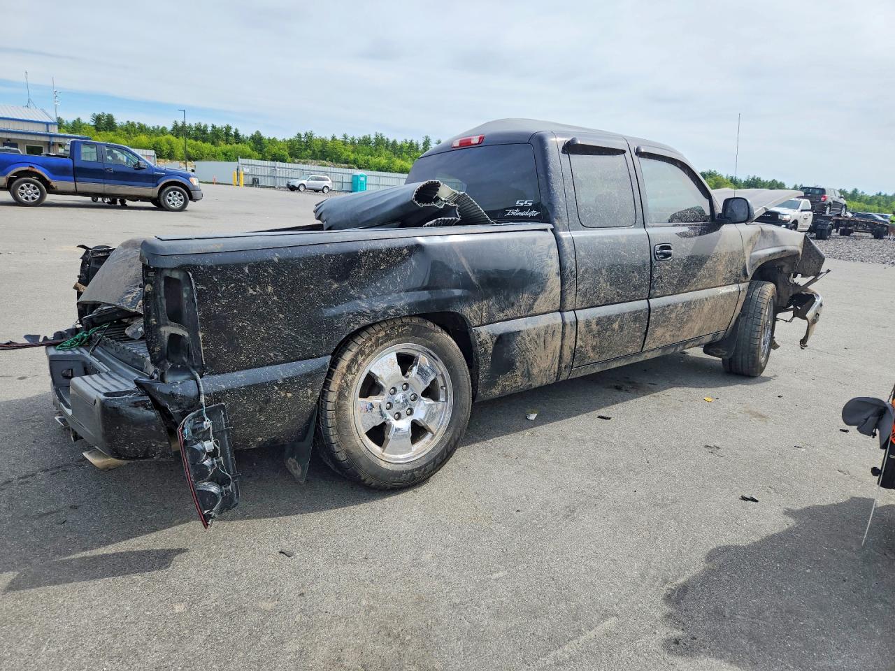 2003 Chevrolet Silverado K1500 Black vin: 2GCEK19N331302380