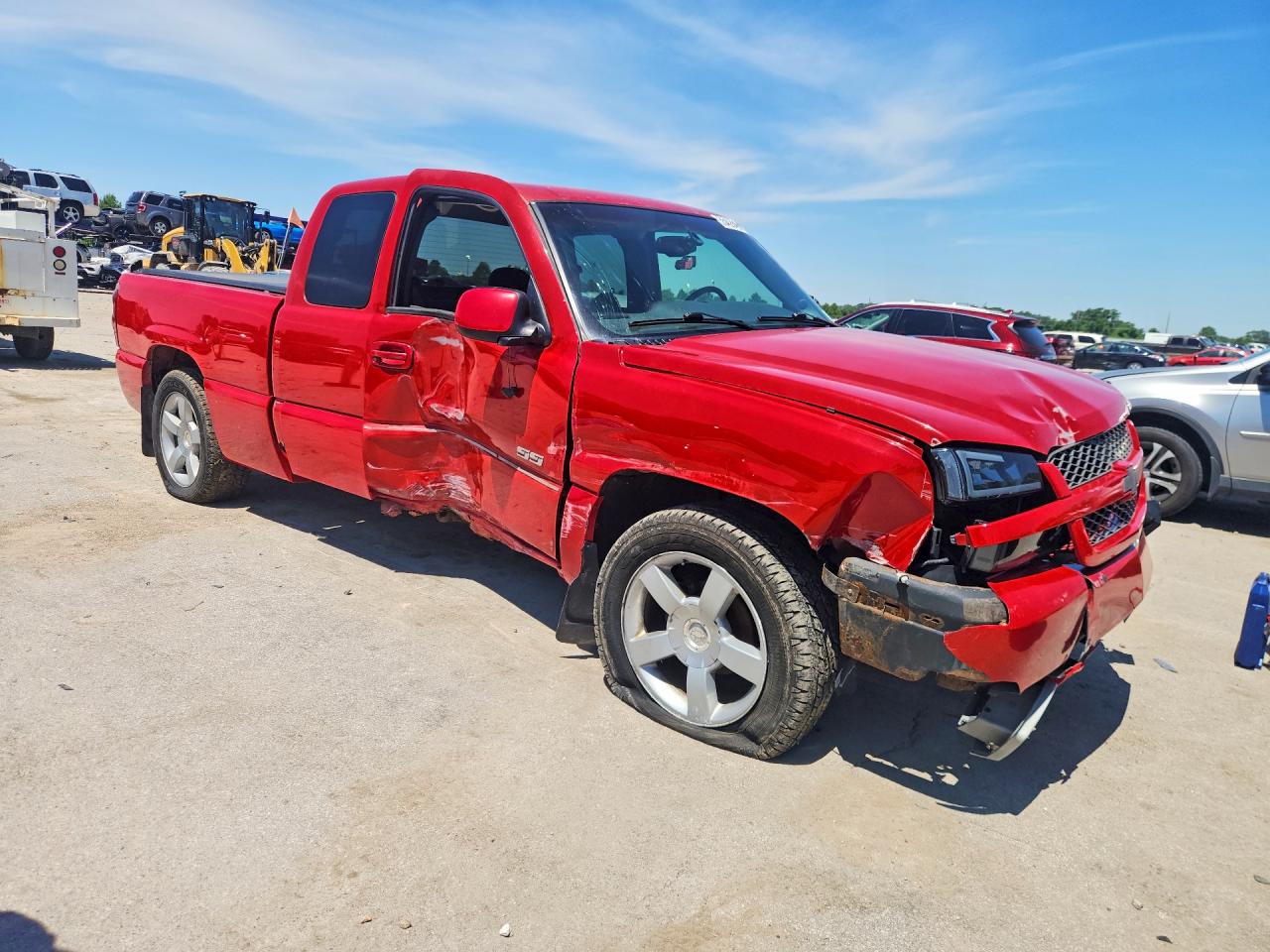 2003 Chevrolet Silverado K1500 Красный vin: 2GCEK19N331343723