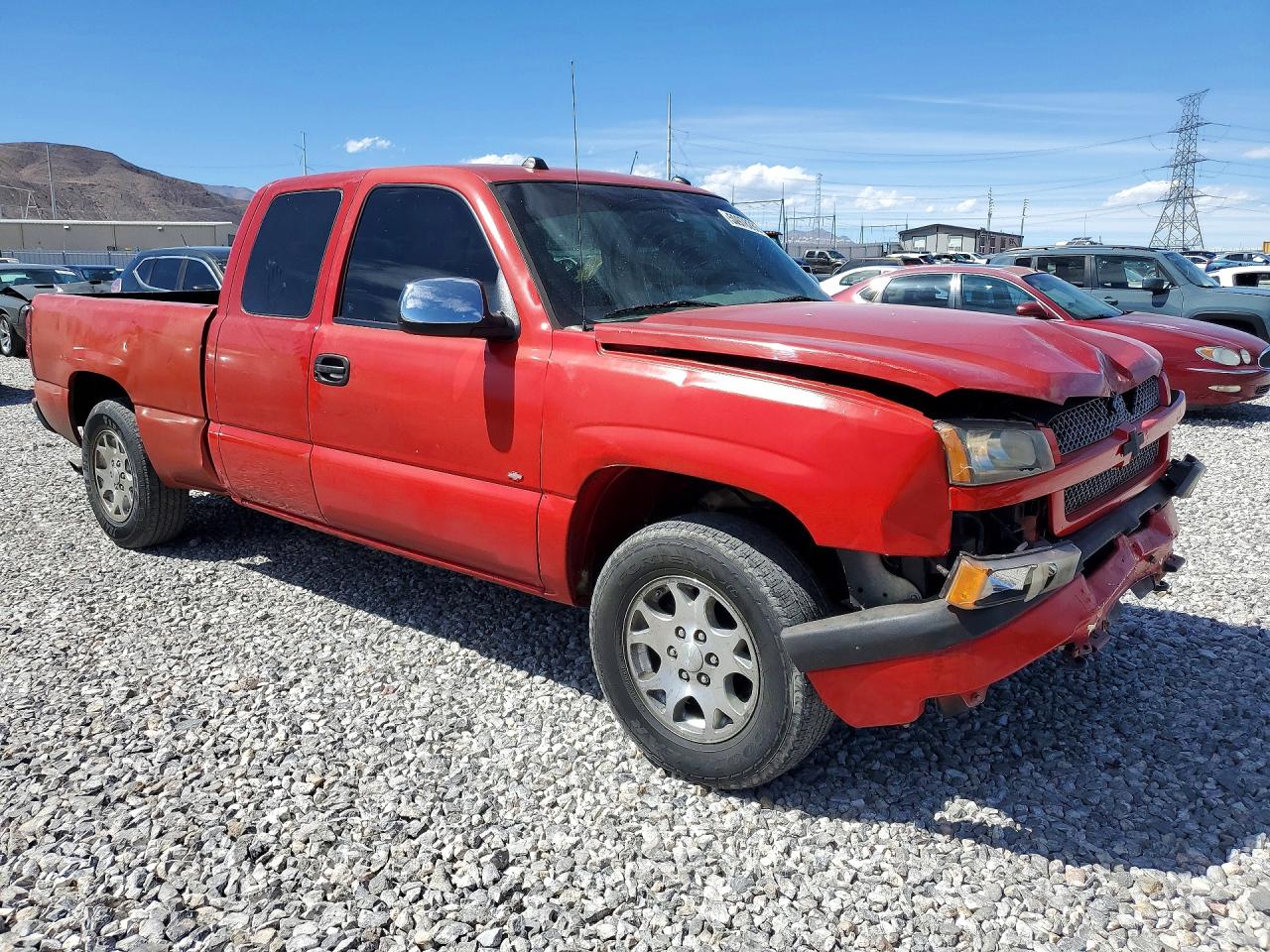 2005 Chevrolet Silverado Ss Red vin: 2GCEK19N351362520