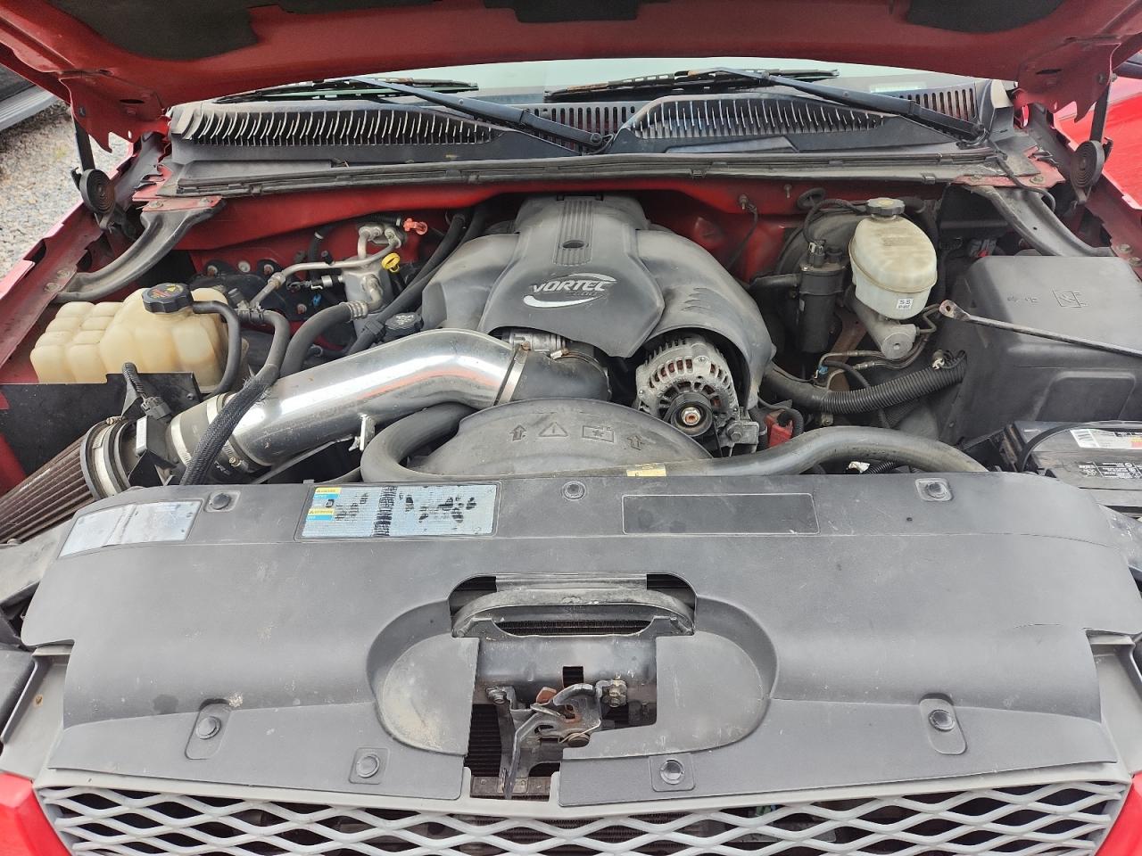 2003 Chevrolet Silverado K1500 Red vin: 2GCEK19N431304395