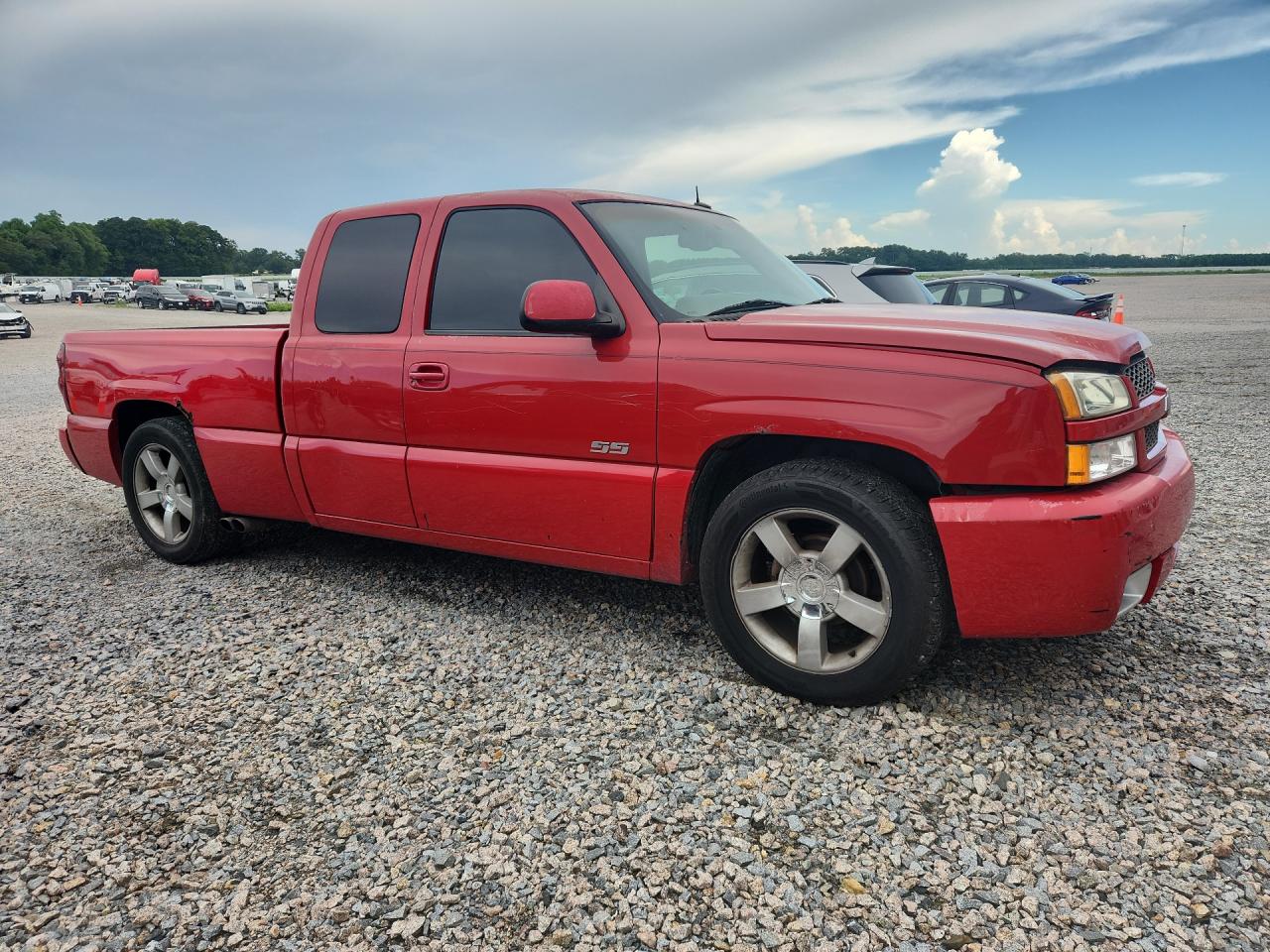 2003 Chevrolet Silverado K1500 Red vin: 2GCEK19N431304395
