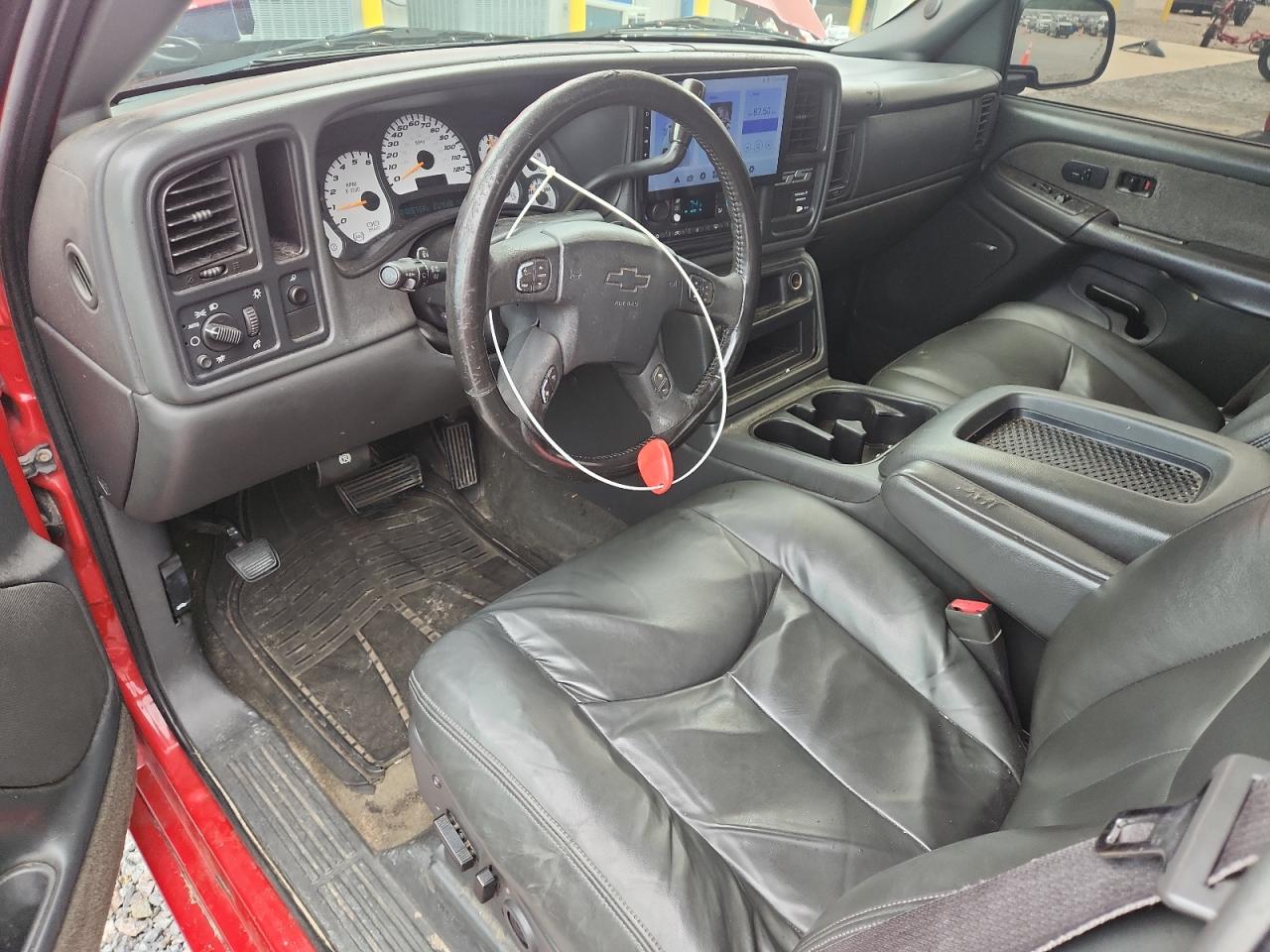 2003 Chevrolet Silverado K1500 Red vin: 2GCEK19N431304395