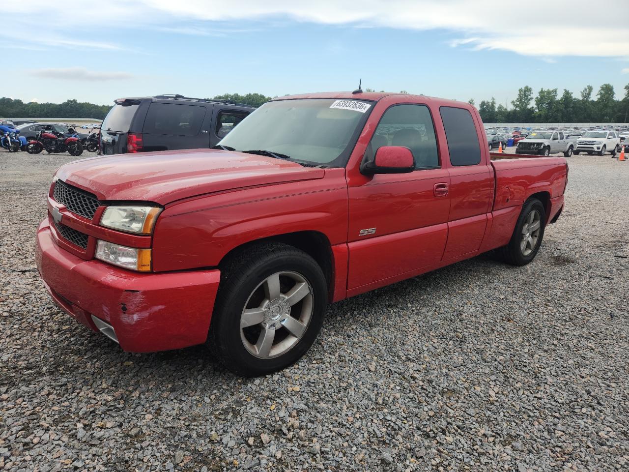 2003 Chevrolet Silverado K1500 Red vin: 2GCEK19N431304395