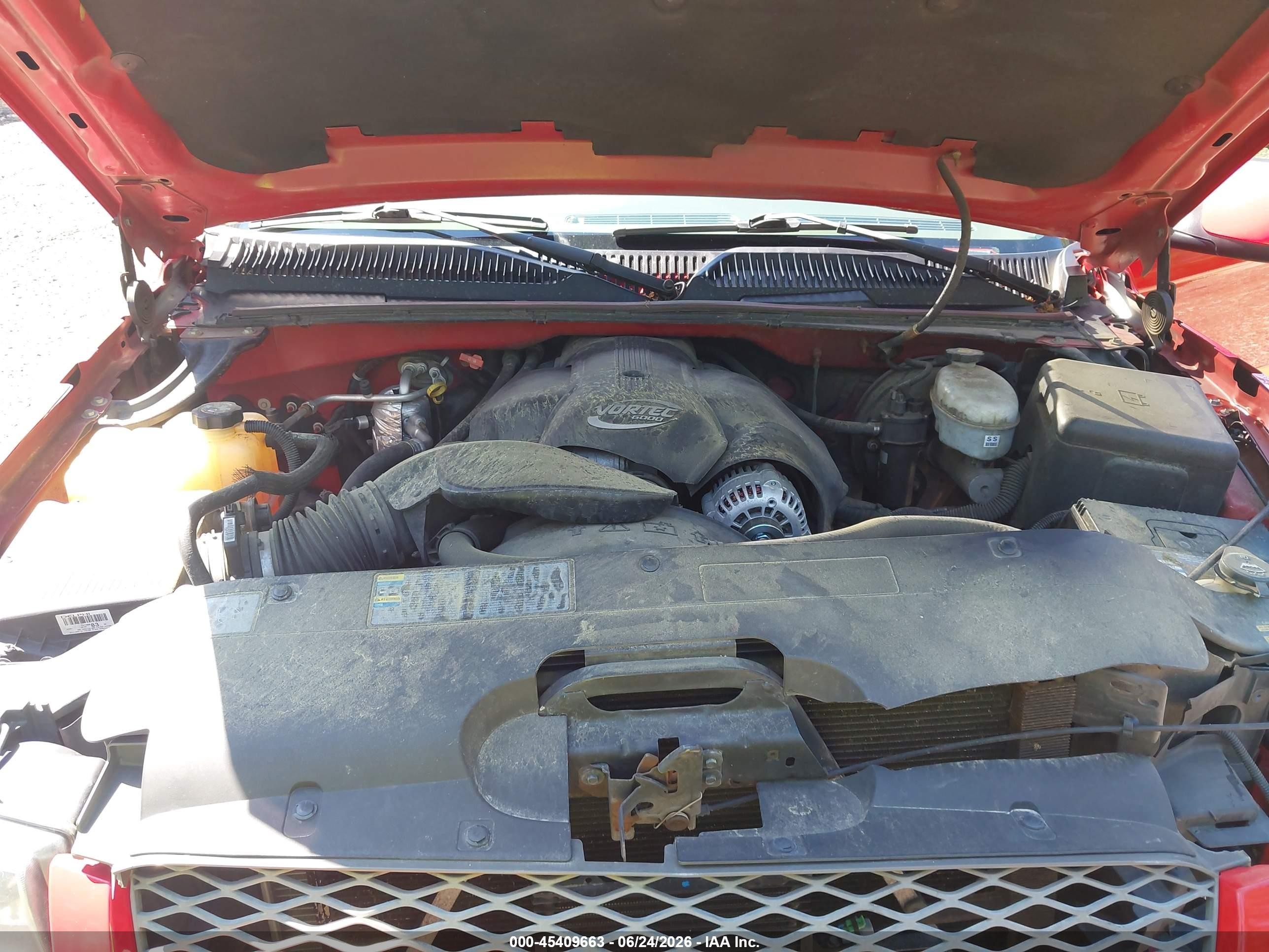 2004 Chevrolet Silverado 1500 Ss Red vin: 2GCEK19N641189817