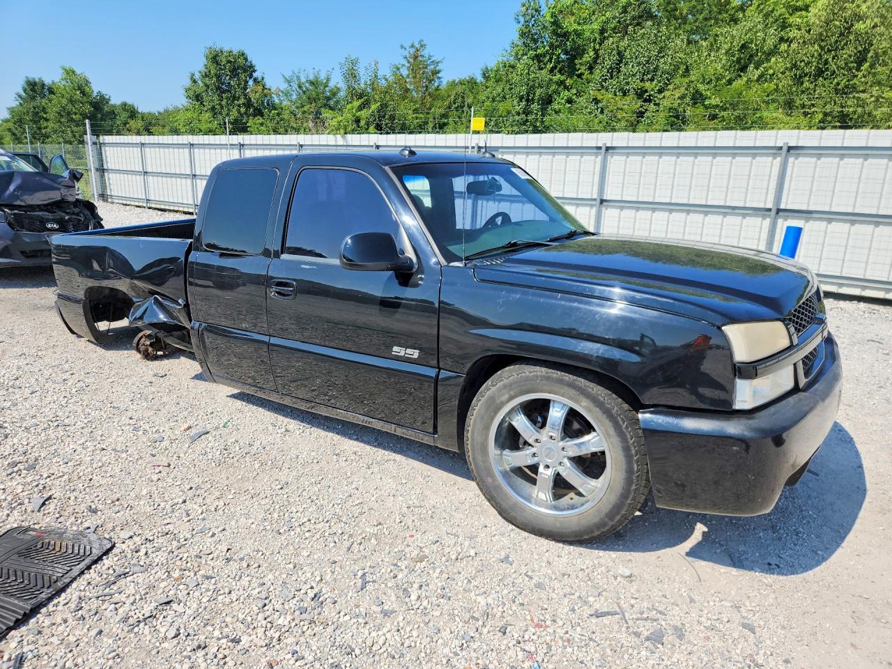 2003 Chevrolet Silverado K1500 Black vin: 2GCEK19N731387949