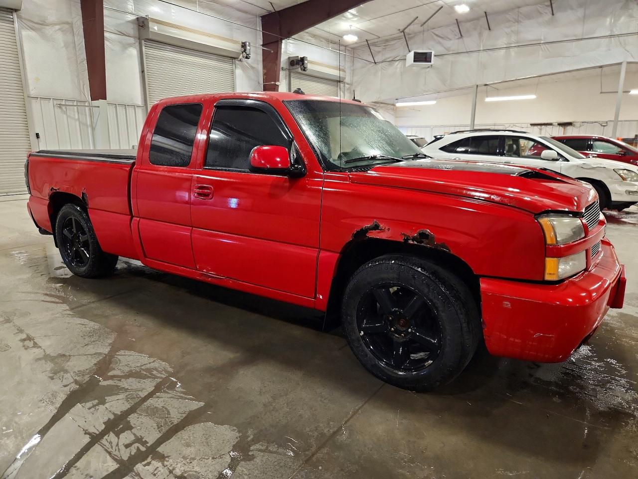 2003 Chevrolet Silverado K1500 Red vin: 2GCEK19N831373655