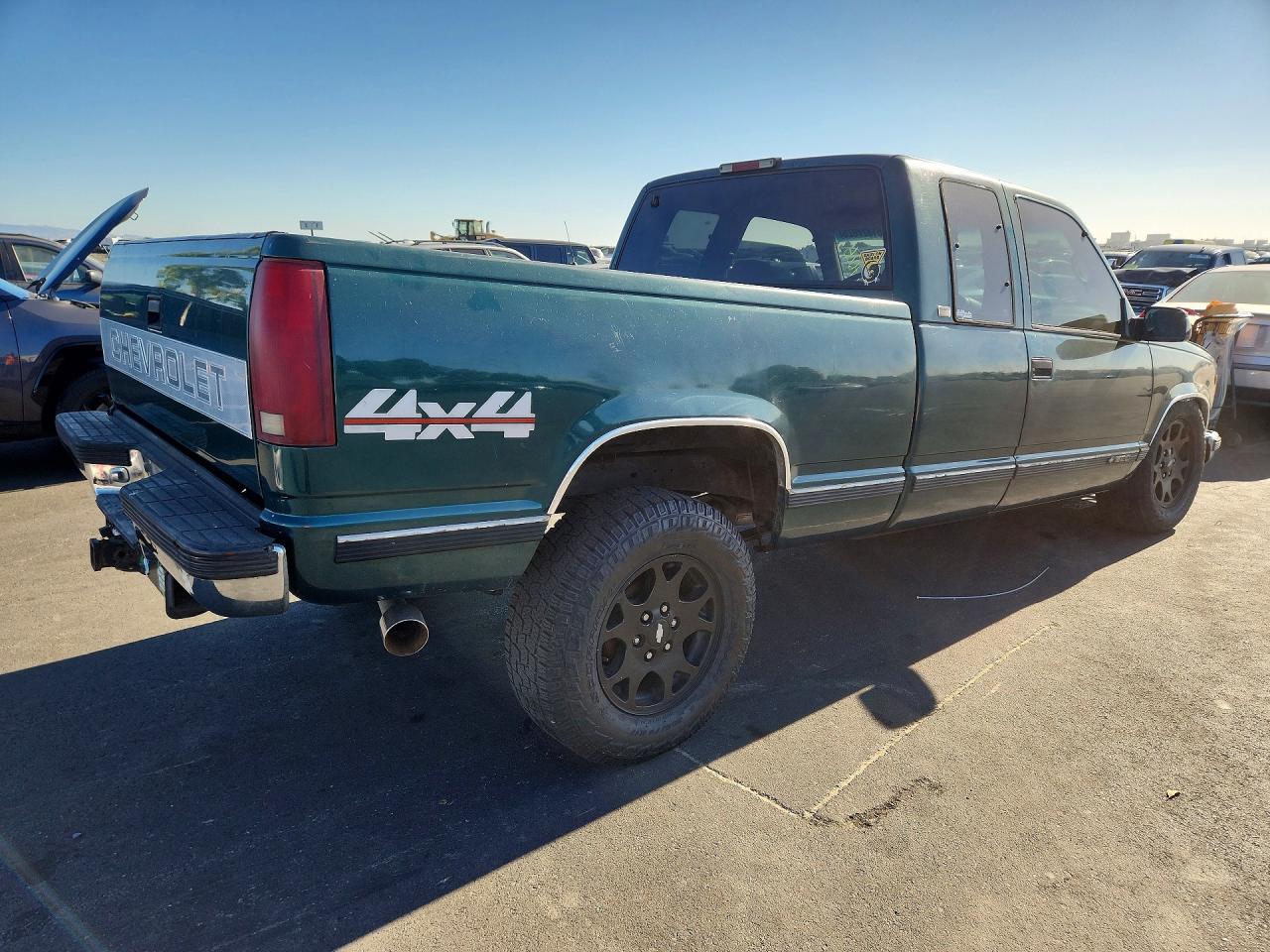 1996 Chevrolet Gmt-400 K1500 Green vin: 2GCEK19R0T1170309