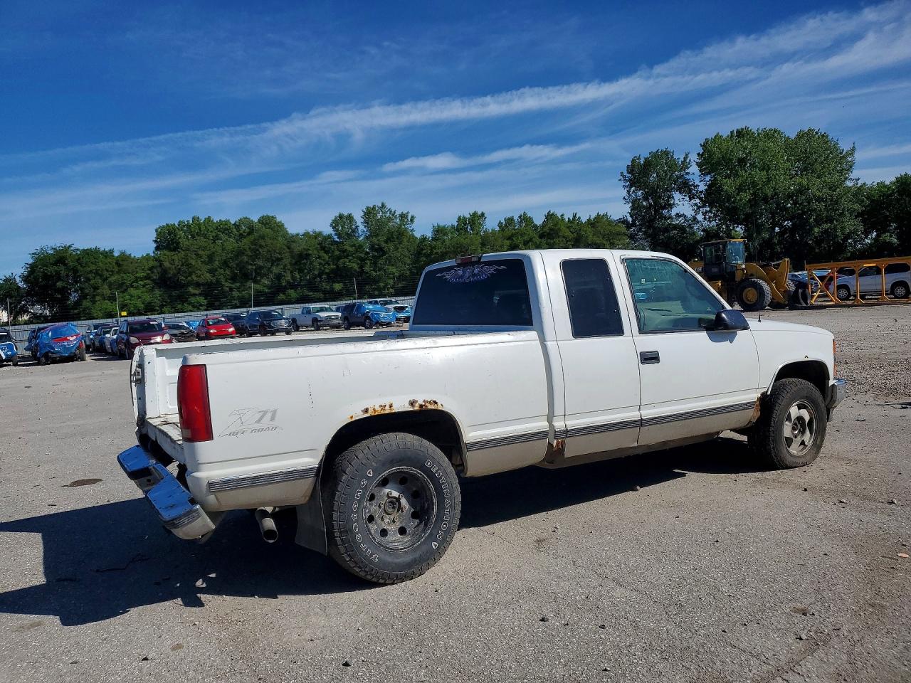 1996 Chevrolet Silverado 1500 White vin: 2GCEK19R0T1237846