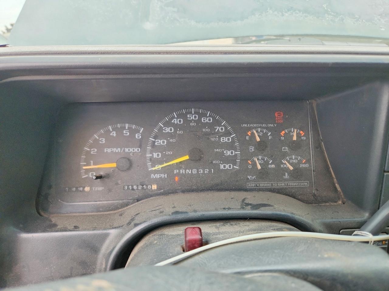 1997 Chevrolet Gmt-400 K1500 Green vin: 2GCEK19R0V1189168
