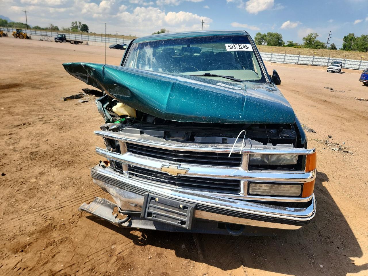 1998 Chevrolet Gmt-400 K1500 Green vin: 2GCEK19R0W1127268