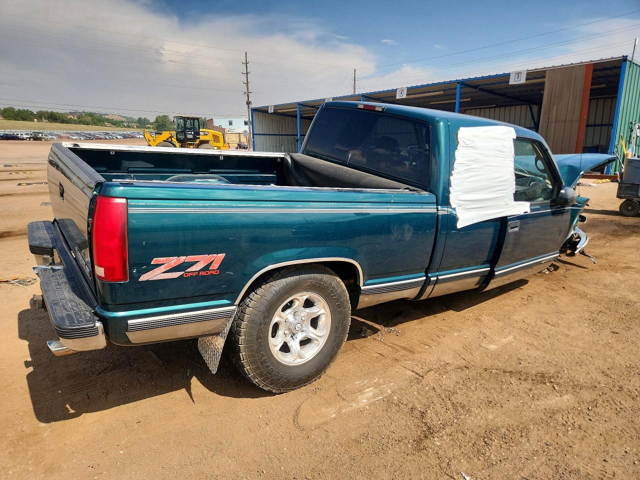 1998 Chevrolet Gmt-400 K1500 Green vin: 2GCEK19R0W1127268
