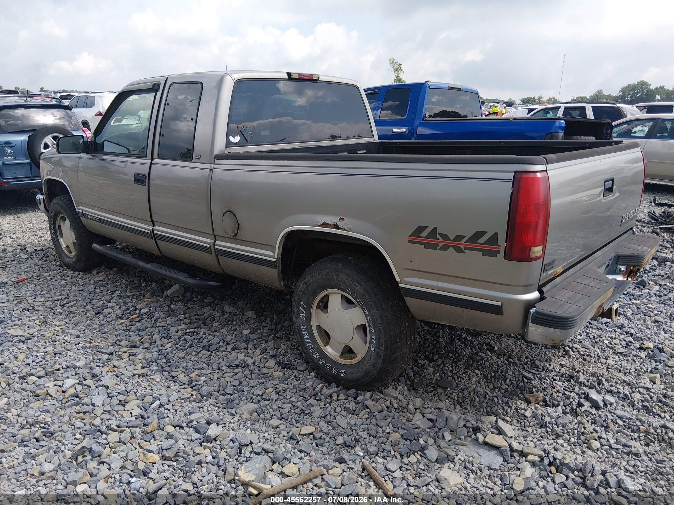 1998 Chevrolet C/k 1500 Fleetside Tan vin: 2GCEK19R0W1210070