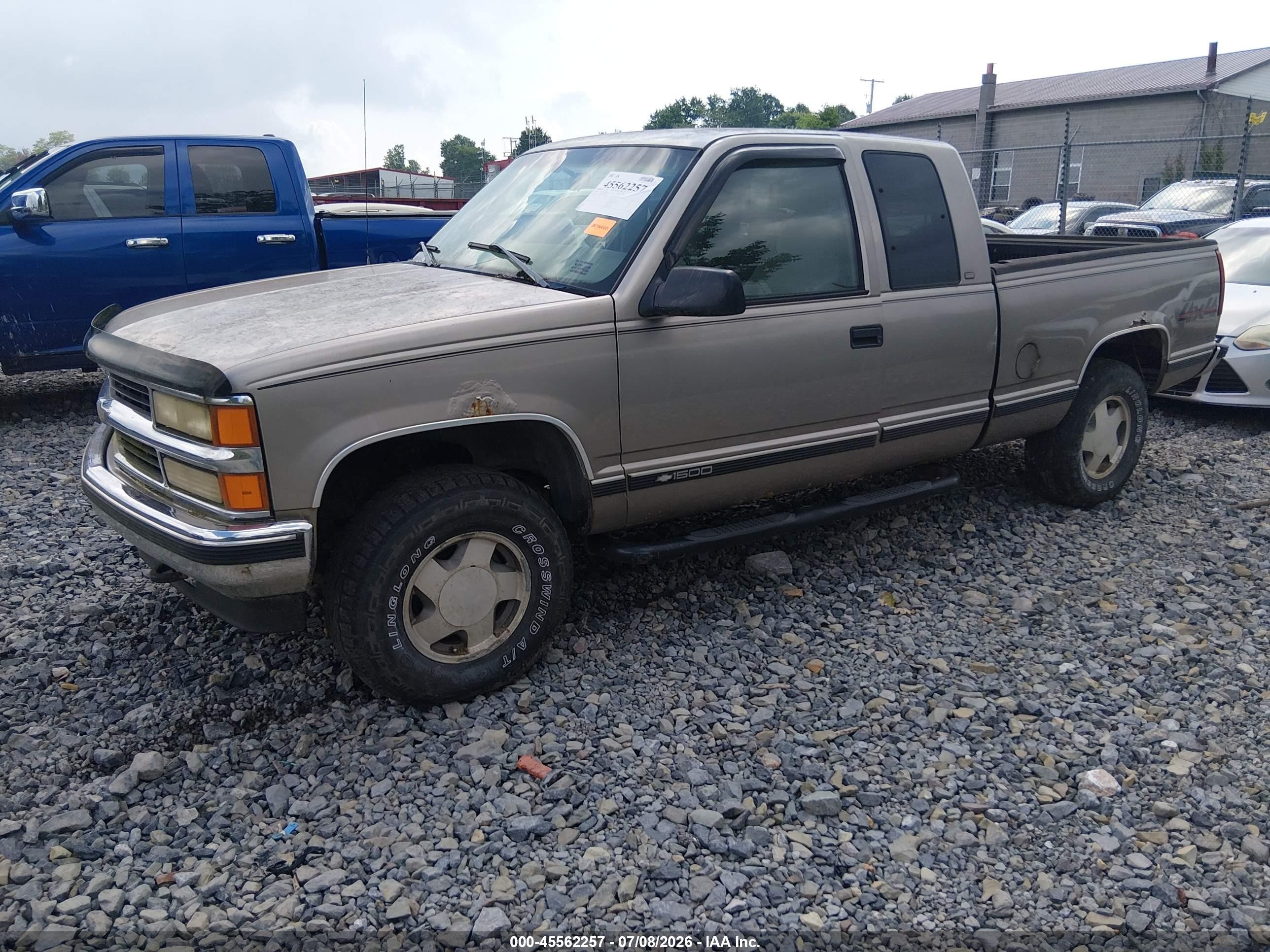 1998 Chevrolet C/k 1500 Fleetside Tan vin: 2GCEK19R0W1210070