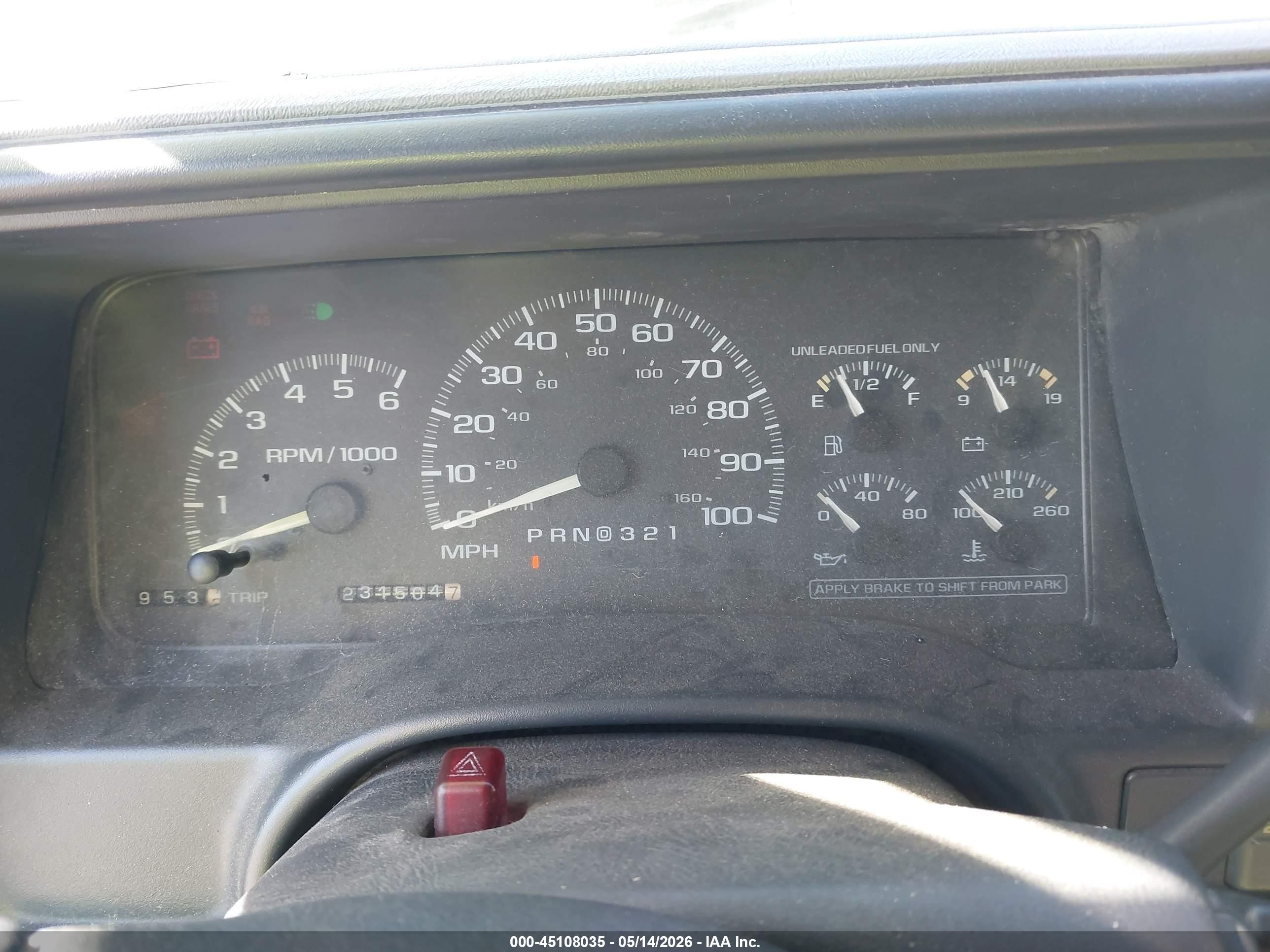 1998 Chevrolet K1500 Fleetside Black vin: 2GCEK19R0W1210764