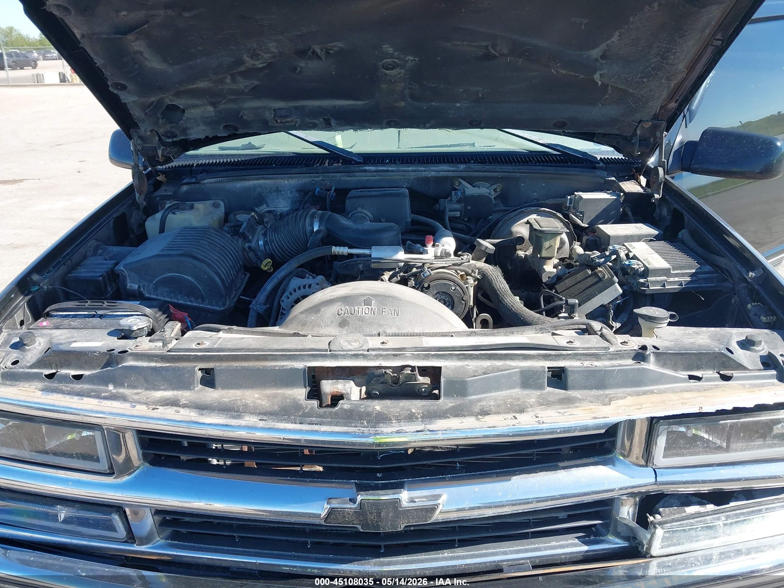 1998 Chevrolet K1500 Fleetside Black vin: 2GCEK19R0W1210764