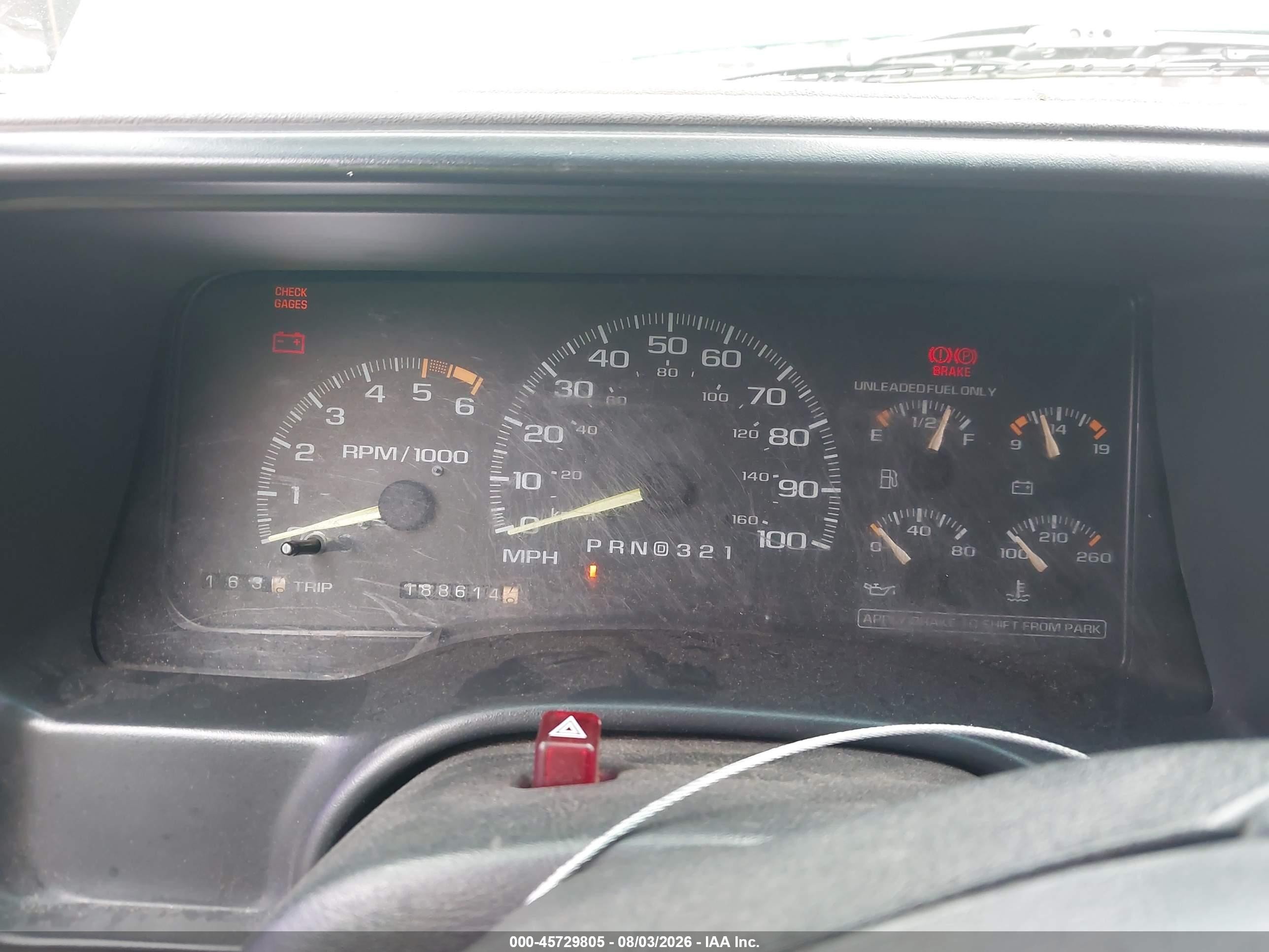 1996 Chevrolet Gmt-400 K1500 Green vin: 2GCEK19R1T1244210