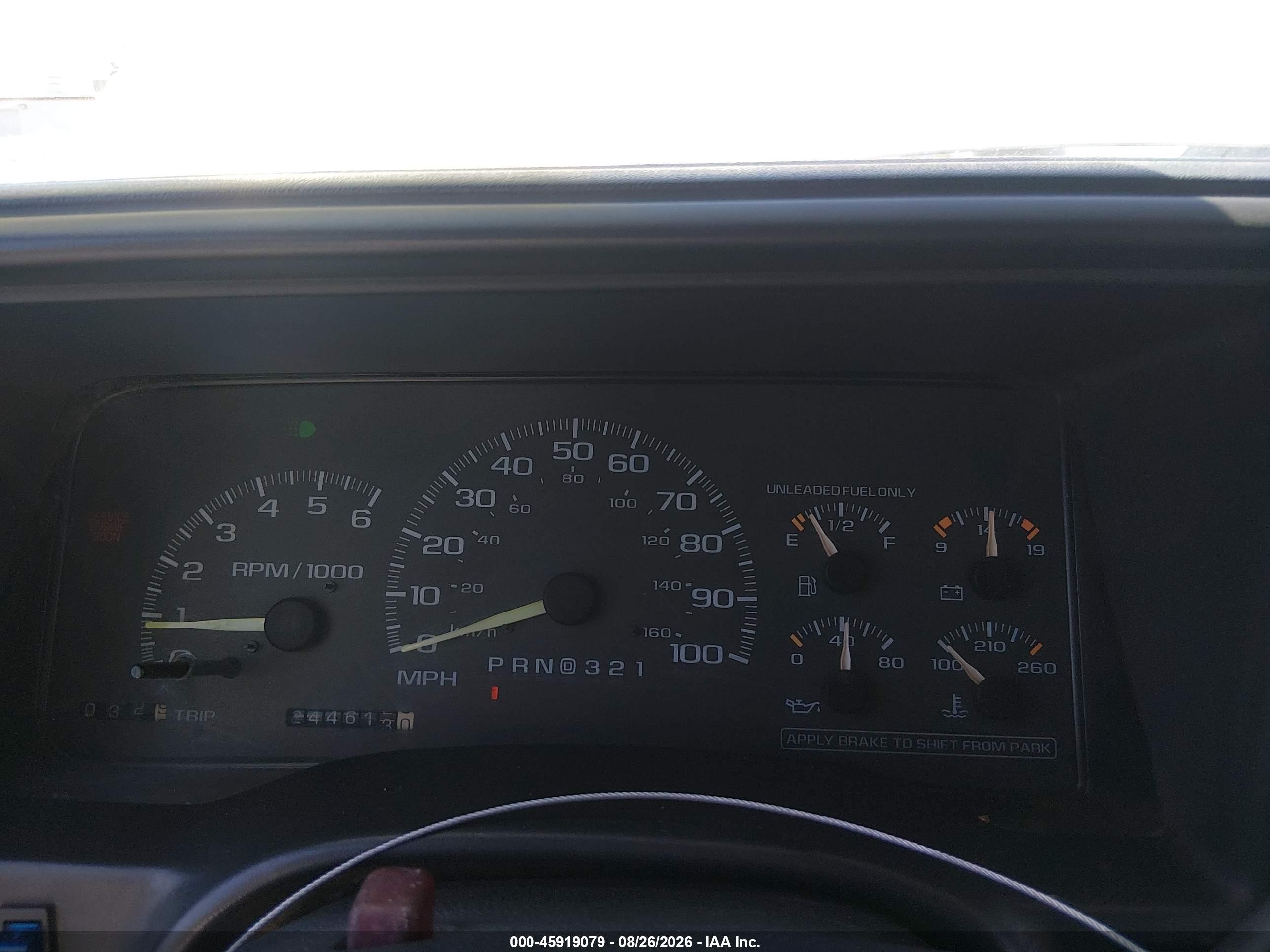 1997 Chevrolet K1500 Fleetside White vin: 2GCEK19R1V1129898