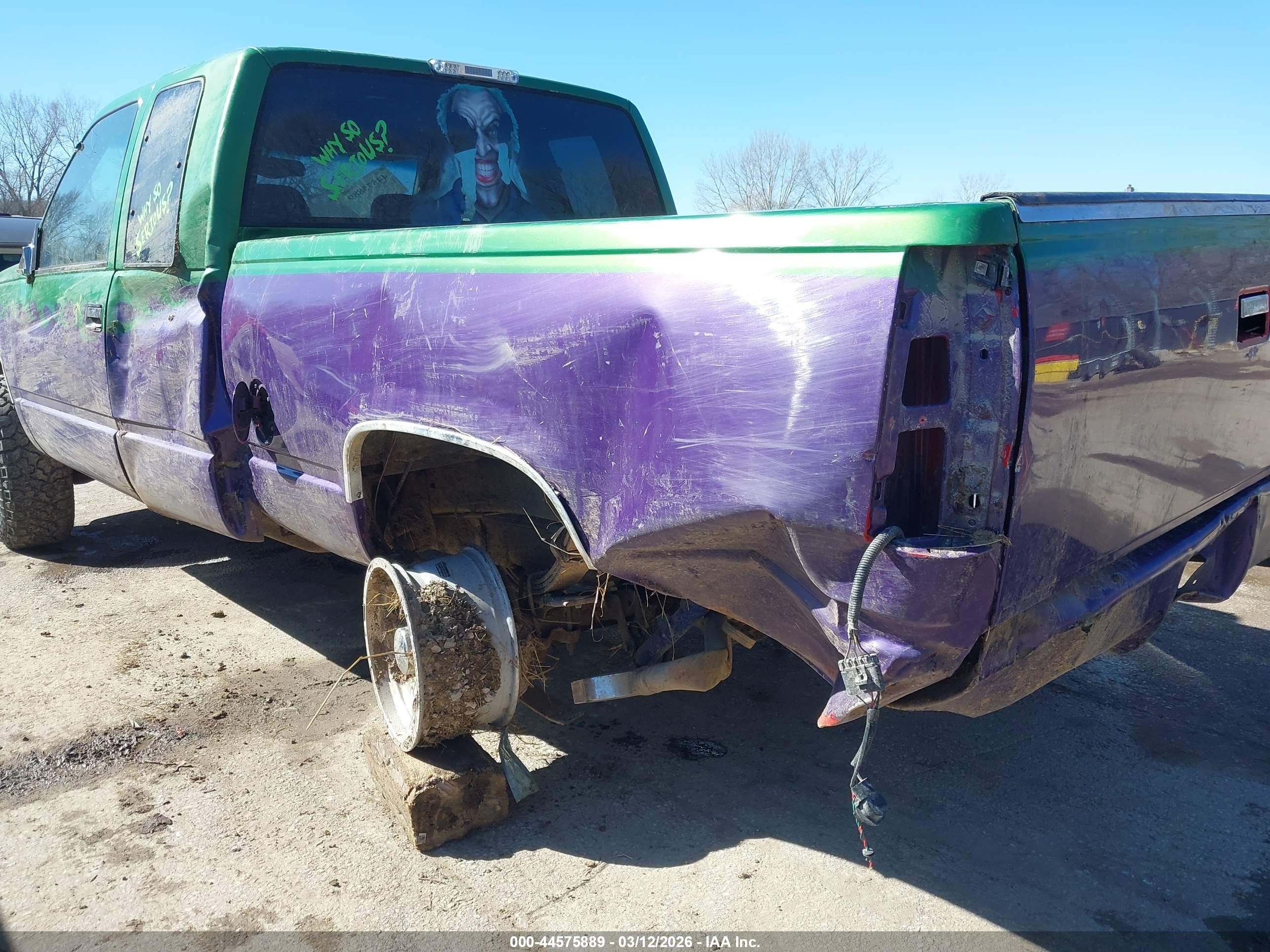 1997 Chevrolet K1500 Fleetside Green vin: 2GCEK19R1V1242525