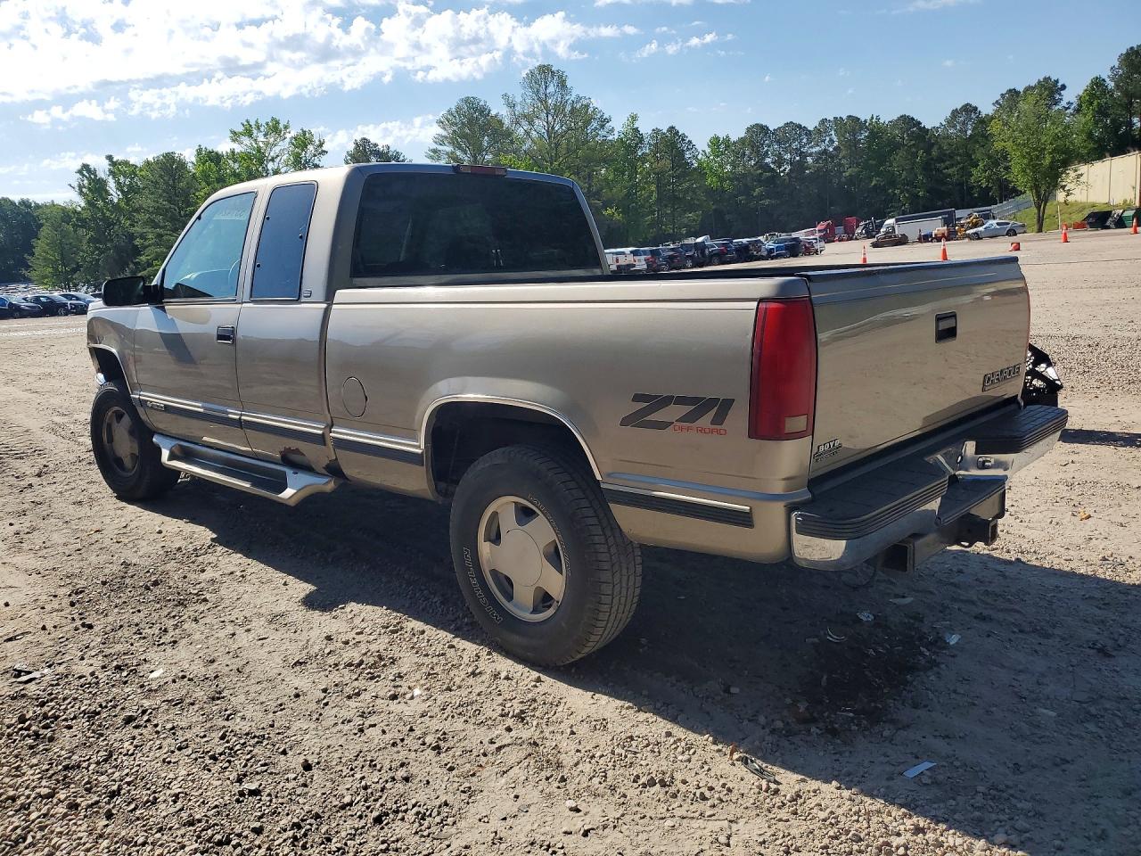 1998 Chevrolet Gmt-400 K1500 Серебряный vin: 2GCEK19R1W1210224