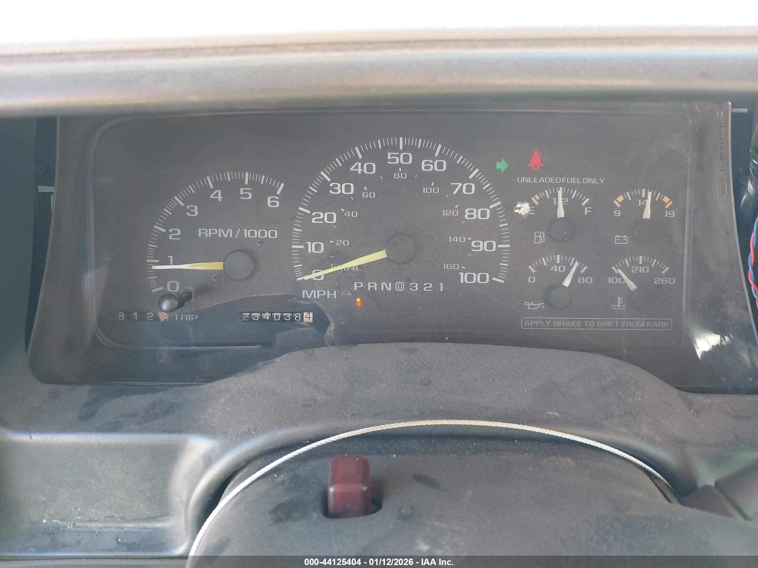 1997 Chevrolet K1500 Fleetside Желто-коричневый vin: 2GCEK19R2V1219867