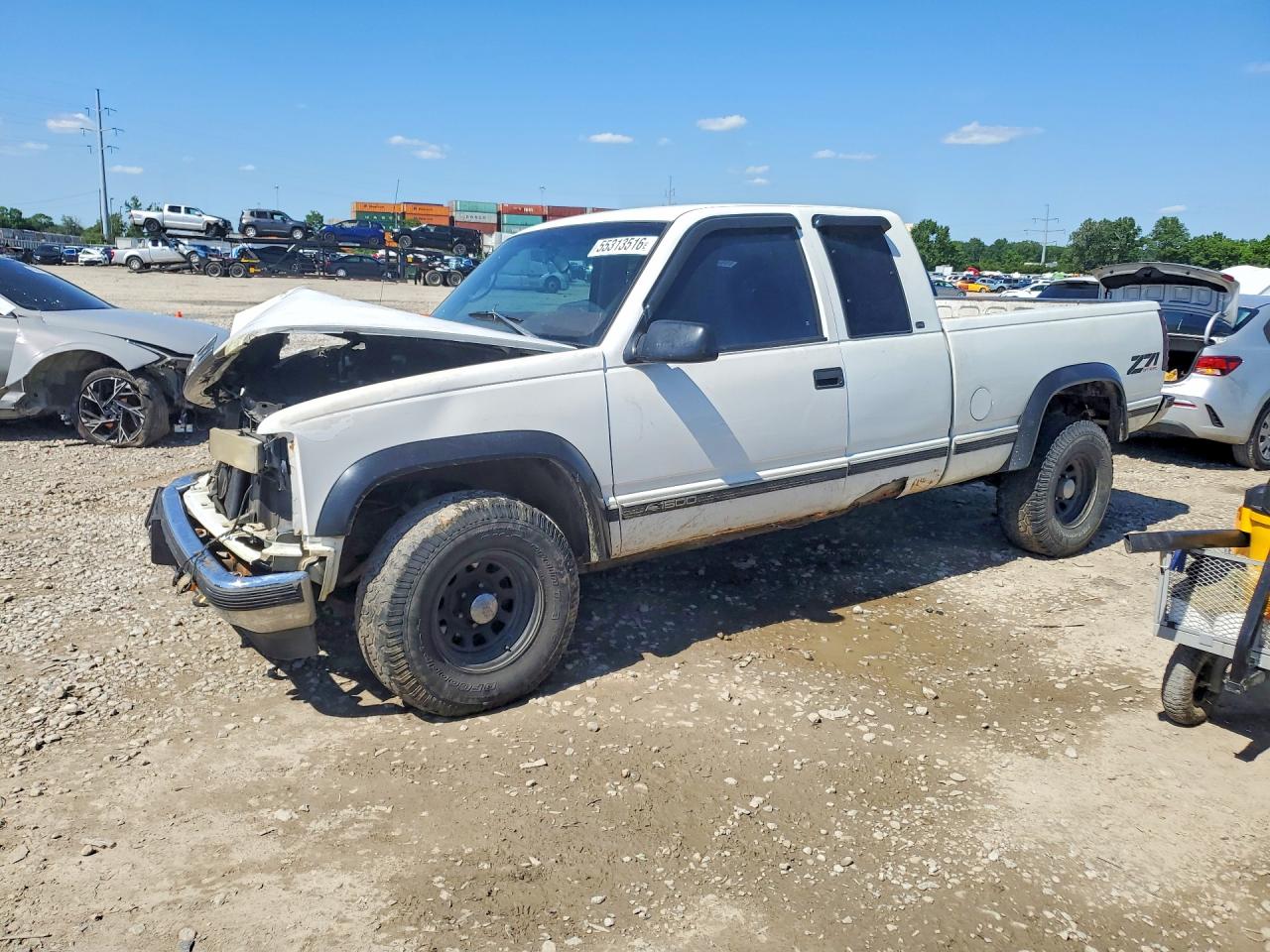 1998 Chevrolet Gmt-400 K1500 White vin: 2GCEK19R2W1174401