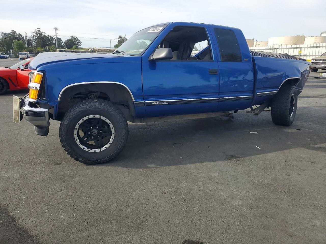 1997 Chevrolet Gmt-400 K1500 Blue vin: 2GCEK19R3V1106753