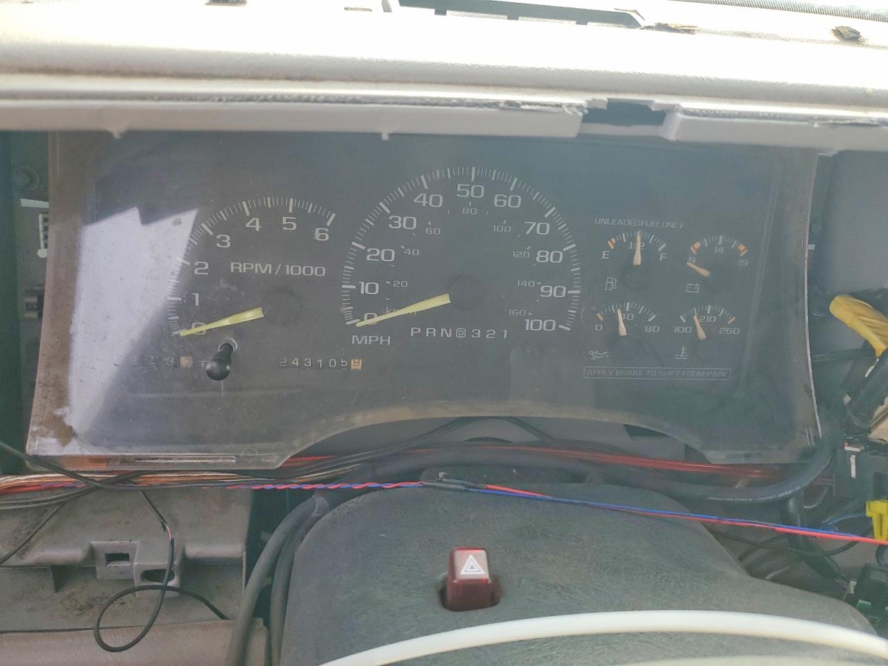 1997 Chevrolet Gmt-400 K1500 Синий vin: 2GCEK19R3V1106753