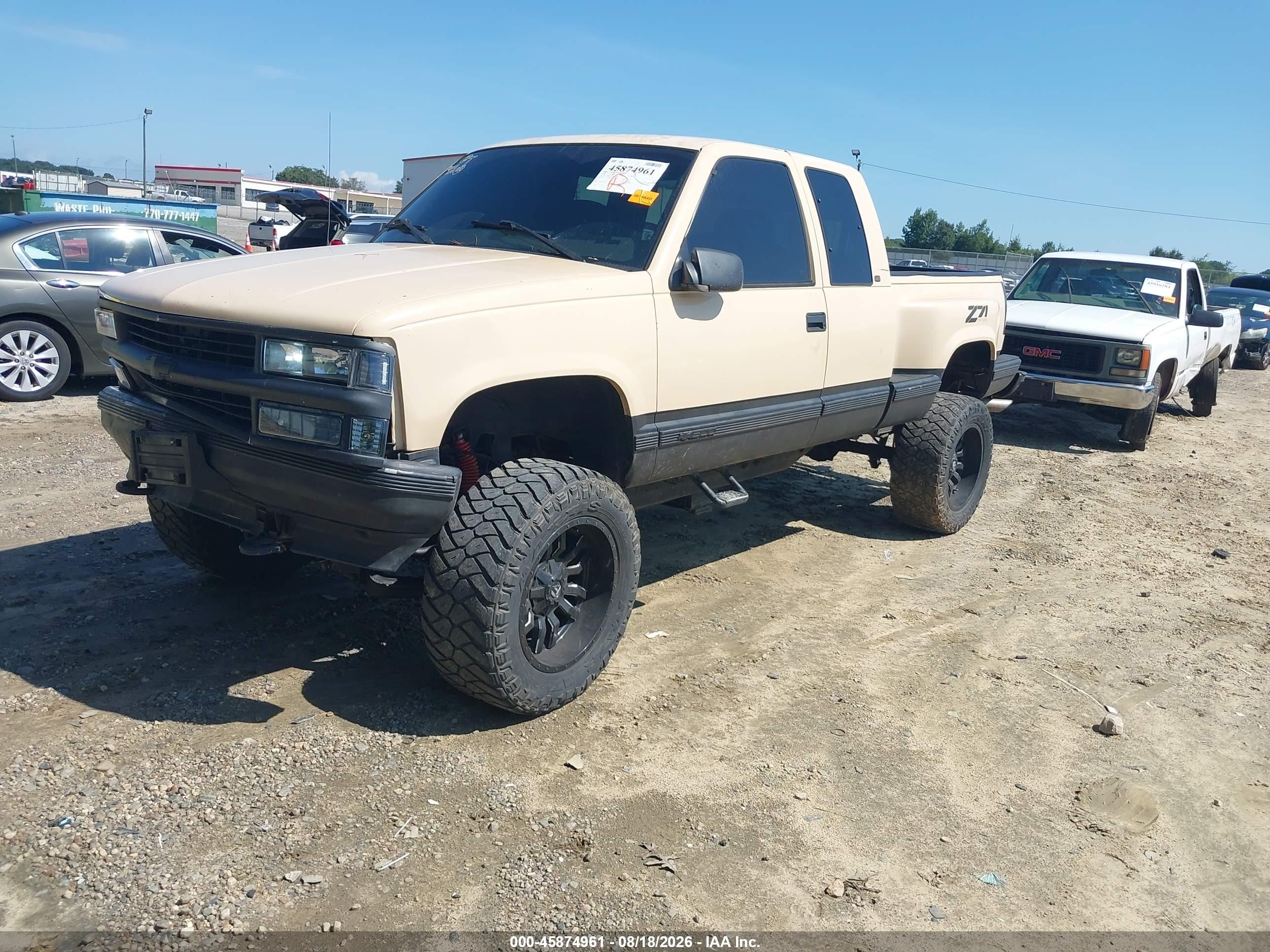 1997 Chevrolet K1500 Sportside Beige vin: 2GCEK19R4V1250232