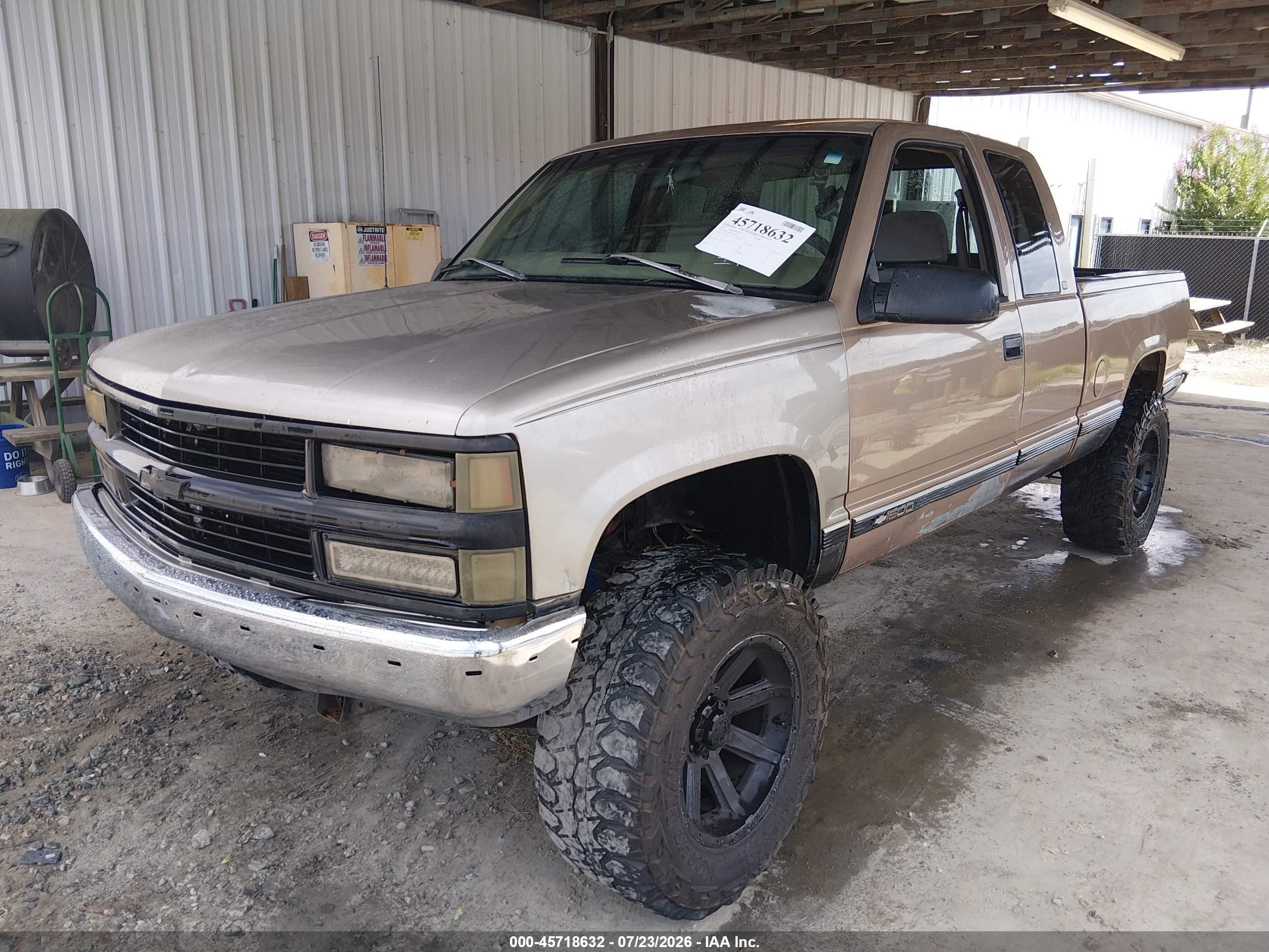 1997 Chevrolet K1500 Fleetside Tan vin: 2GCEK19R4V1266527