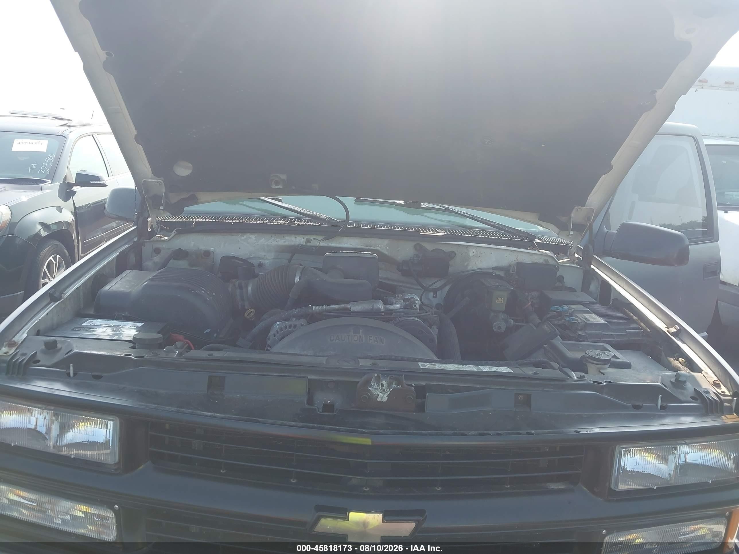 1997 Chevrolet K1500 Fleetside Gray vin: 2GCEK19R5V1120086