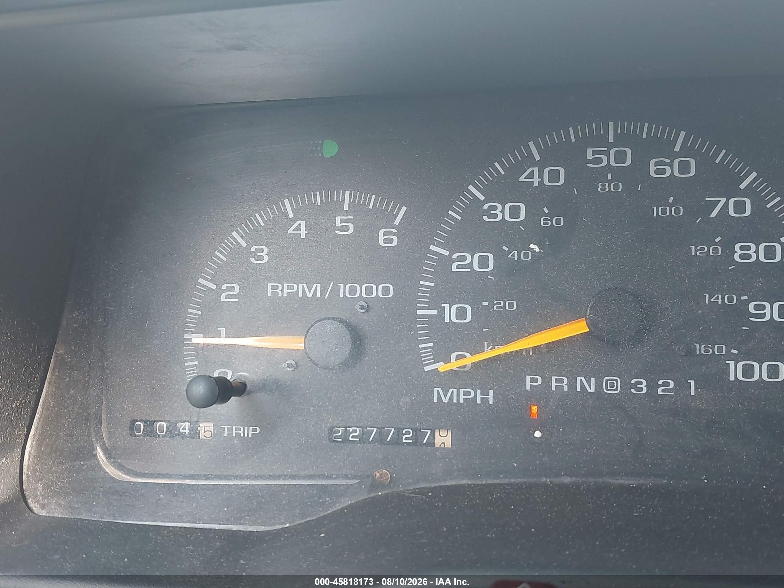 1997 Chevrolet K1500 Fleetside Gray vin: 2GCEK19R5V1120086
